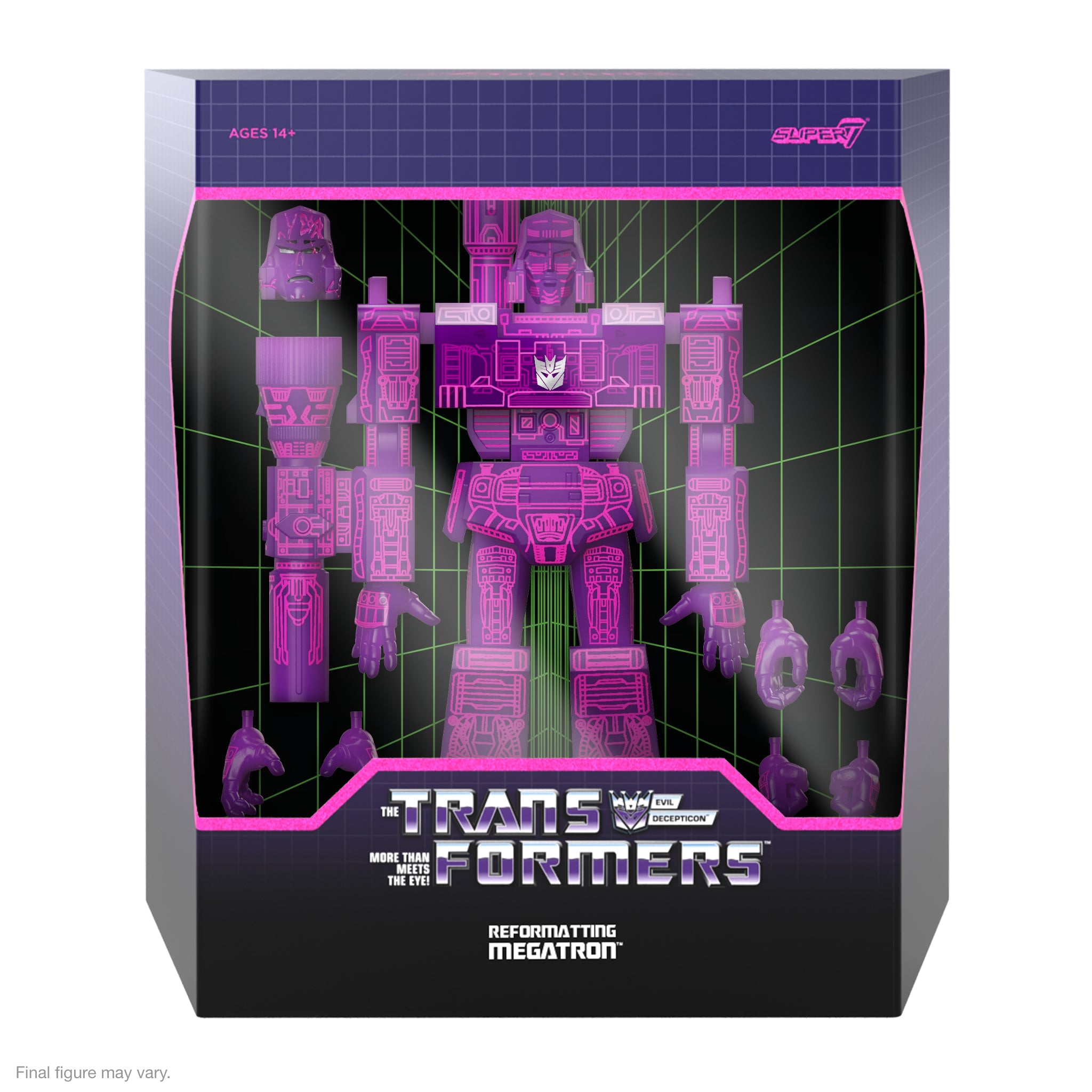 Super7 Ultimates Wave 5 Megatron Reformatting figurina mov 18 cm