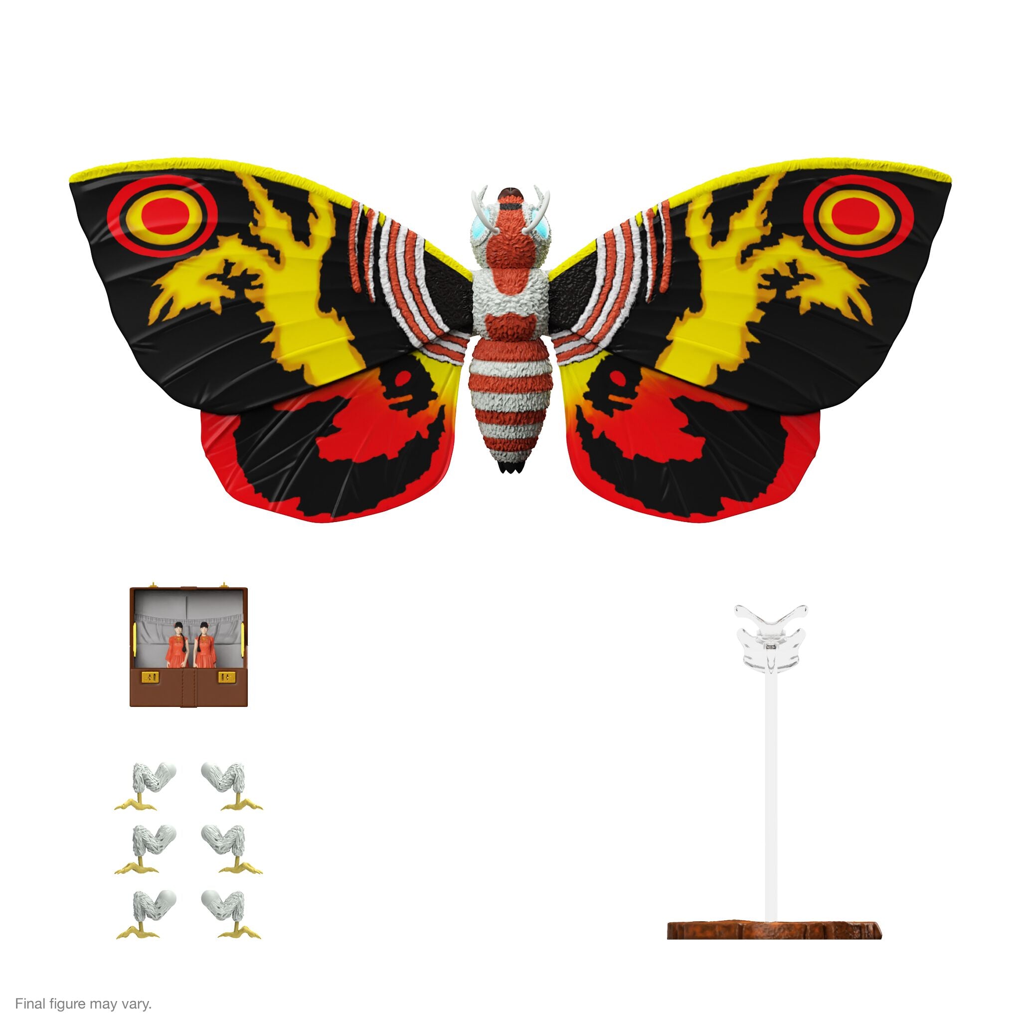 Super7 Toho ULTIMATES Mothra Battra set 2 figurine
