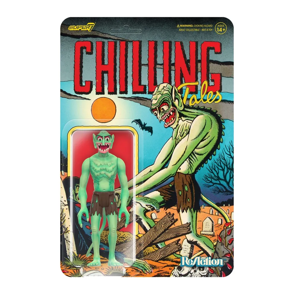 Super7 ReAction Pre-Code Horror Graveyard Ghoul figurină 9,5 cm