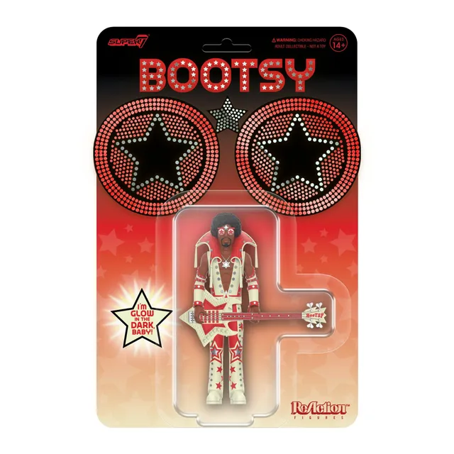 Super7 Bootsy Collins ReAction Wave 03 figura glow 3,75