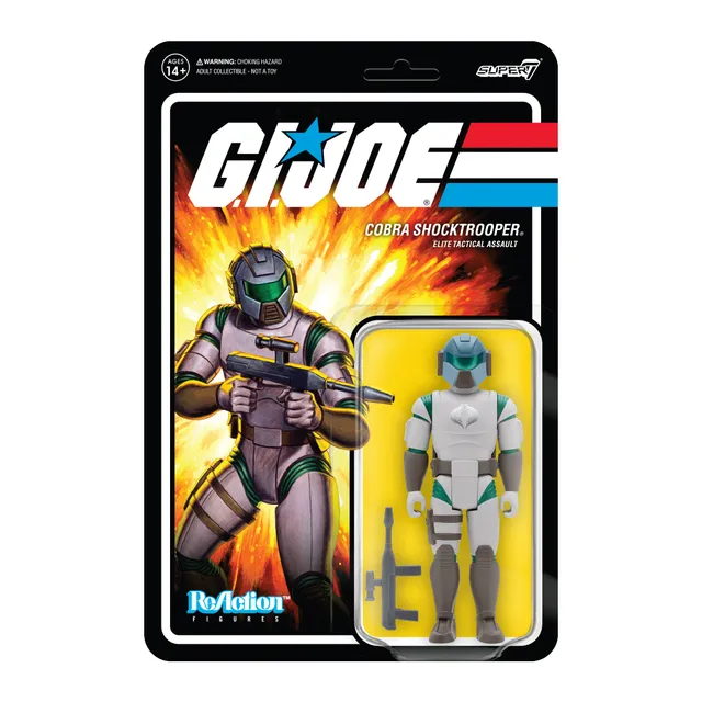 Super7 ReAction Cobra Shocktrooper figurină Rifle A