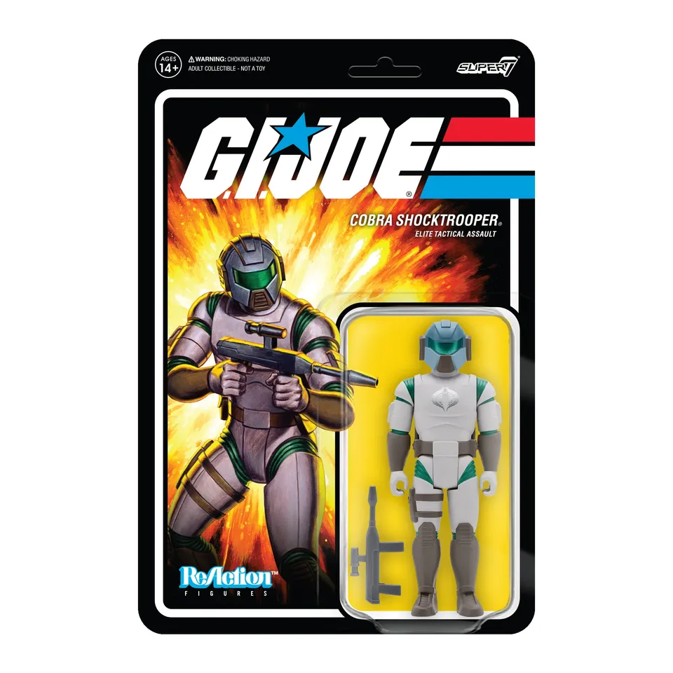 Super7 ReAction Cobra Shocktrooper figurină Rifle A