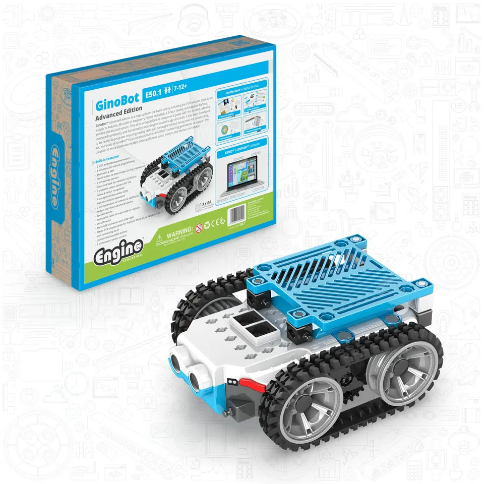 Engino GinoBot Advanced Edition robot programabil cu senzor
