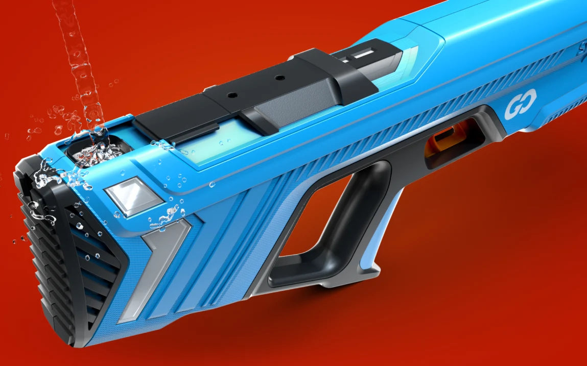 SpyraGO pistol apa compact albastru ploaie usoara