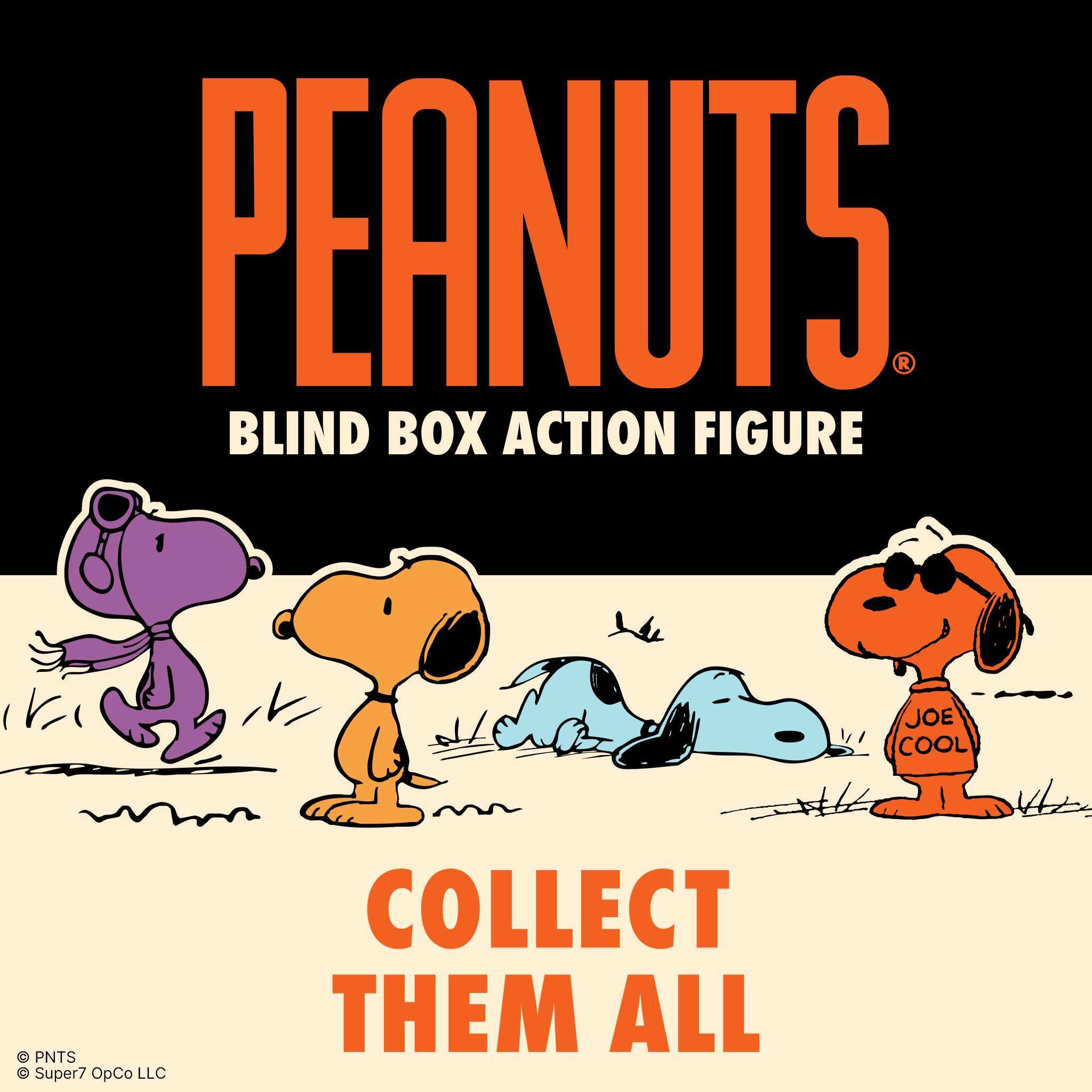 Super7 Peanuts Wave 06 Snoopy blind box figurină