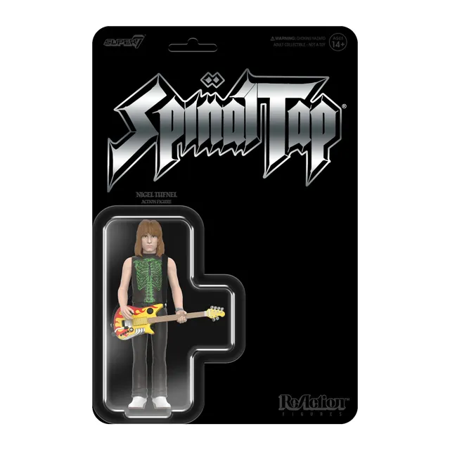Super7 ReAction Nigel Tufnel figurina Spinal Tap cu chitara