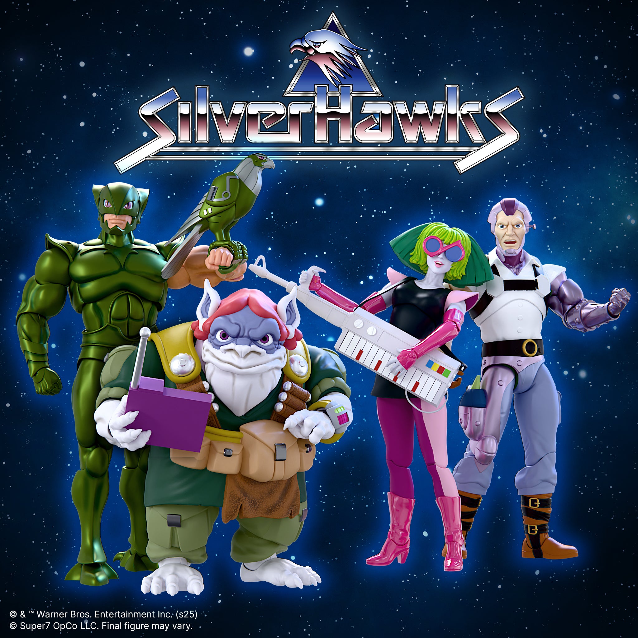 Super7 SilverHawks ULTIMATES Wave 7 set 4 figurine 18 cm