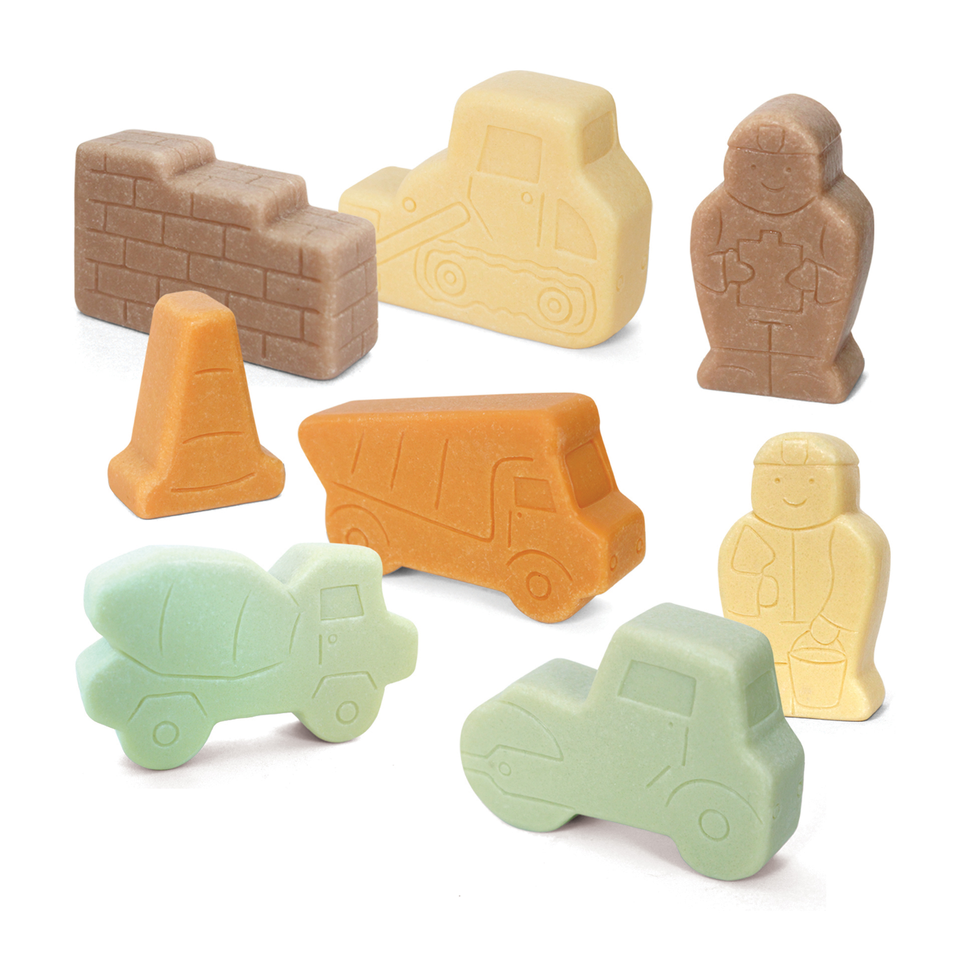 Yellow Door Little Lands Construction figurine 8 piese piatra
