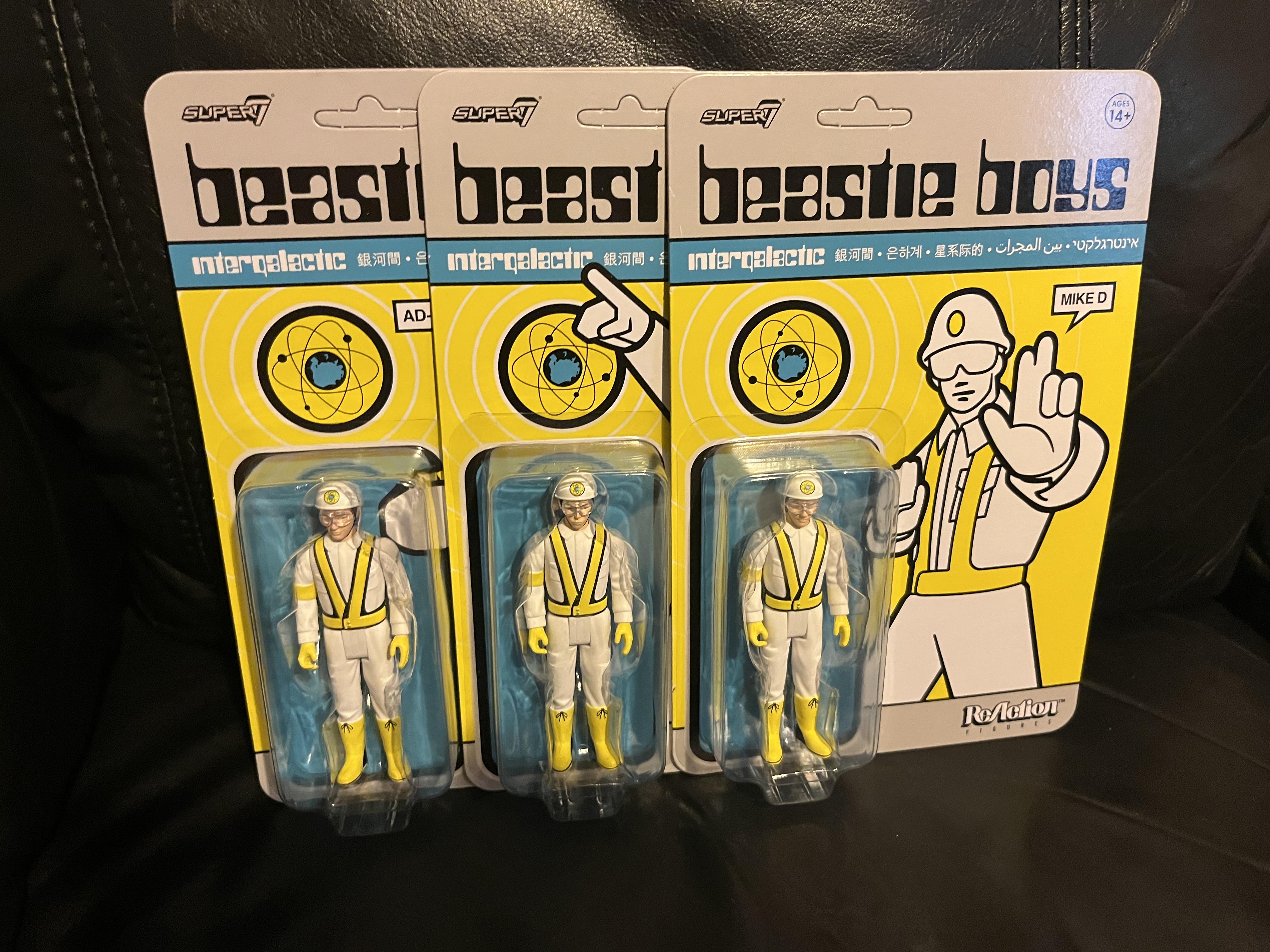 Super7 Beastie Boys ReAction Intergalactic set 3 figurine