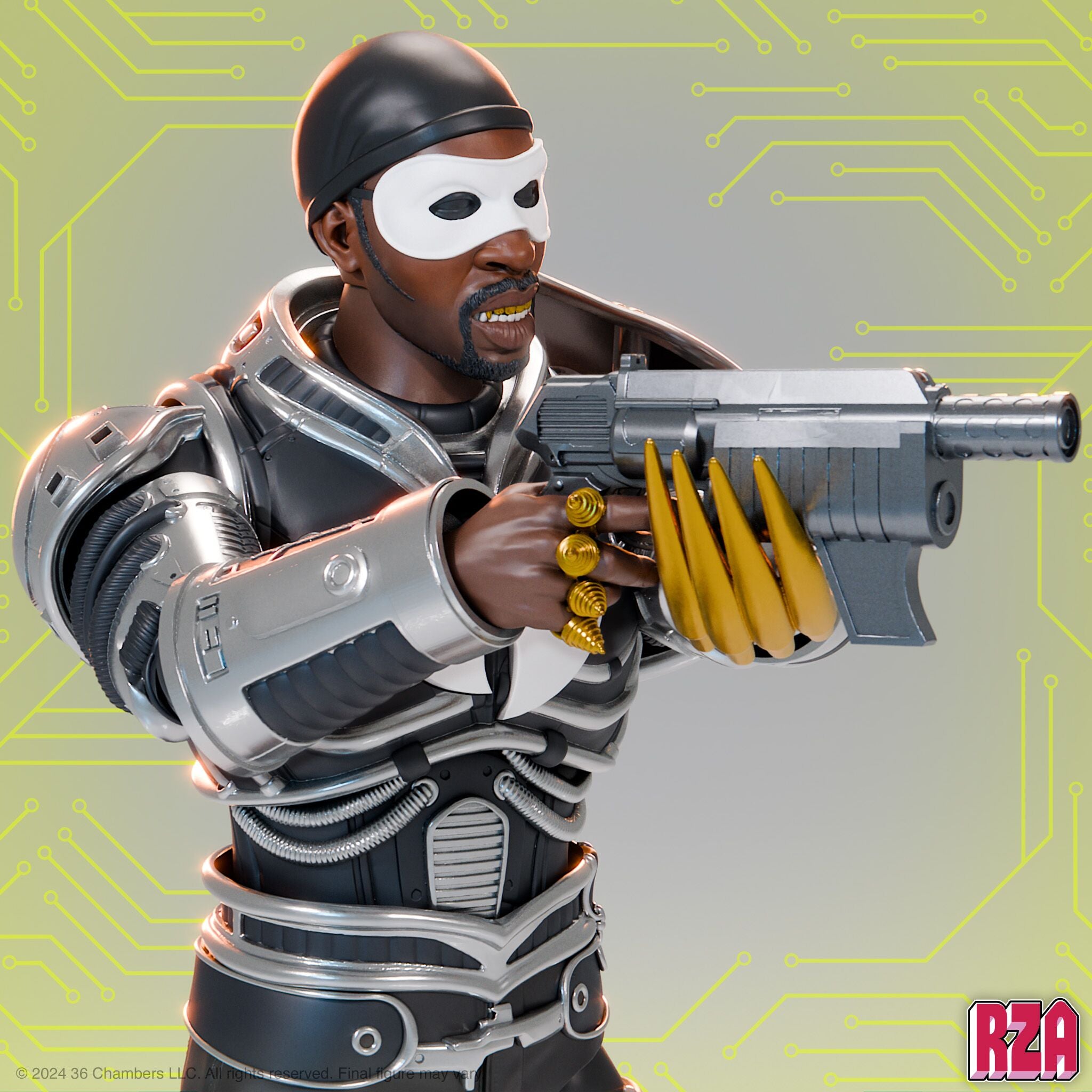 Super7 Ultimates Wave 01 RZA Bobby Digital figurina 18 cm metalic