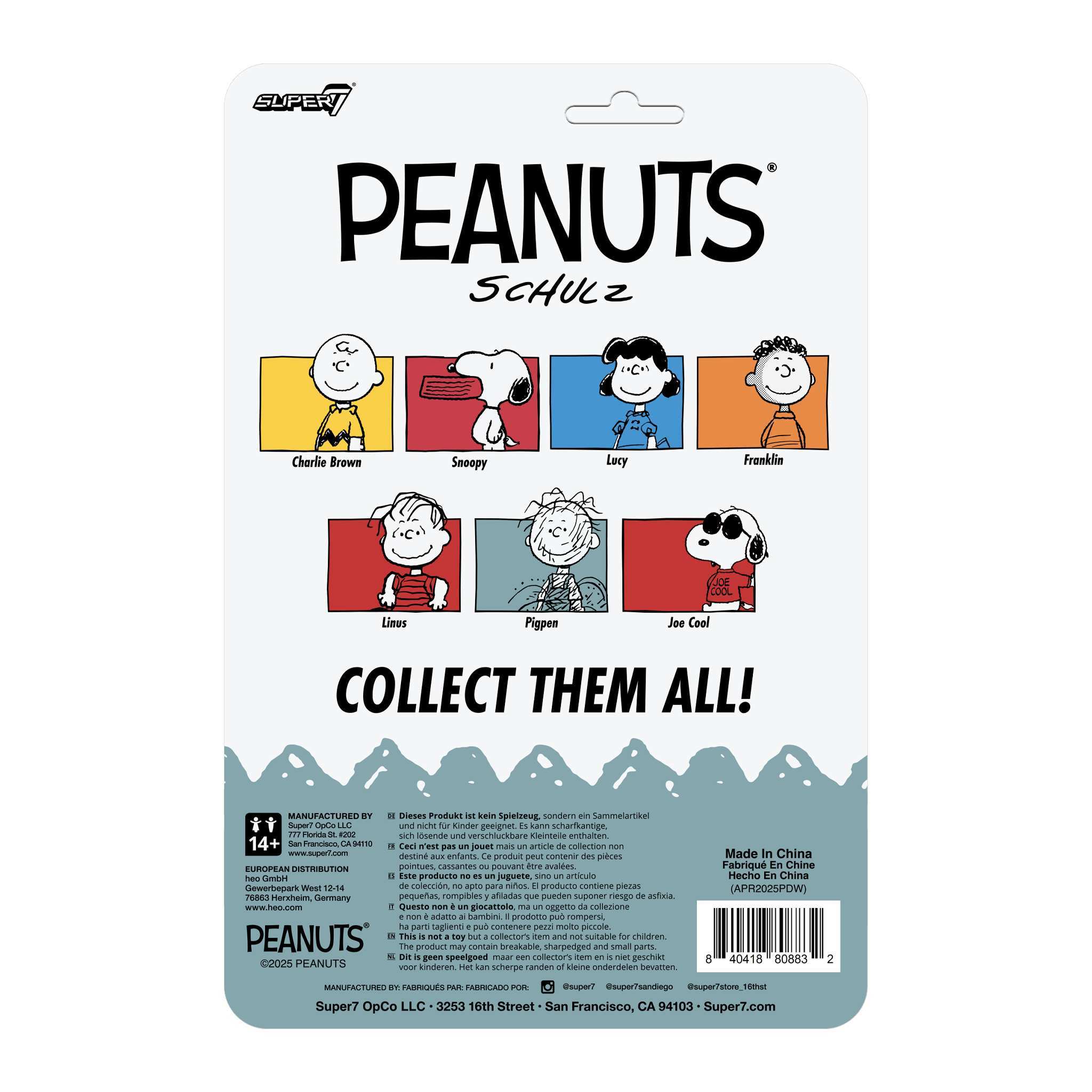 Super7 Peanuts ReAction Wave 08 figurina Pigpen praf
