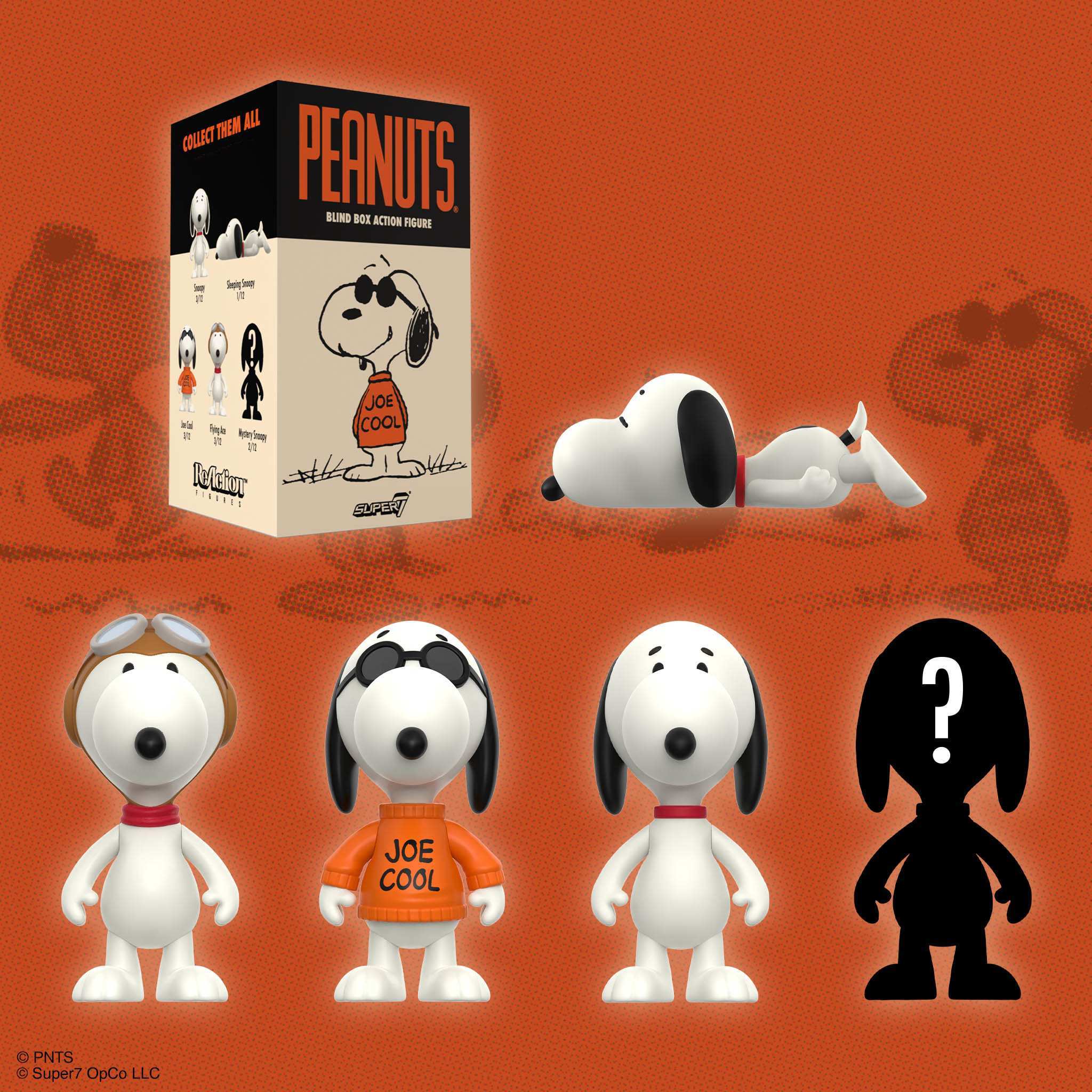 Super7 Peanuts So Many Snoopies blind box figurină set 12 buc