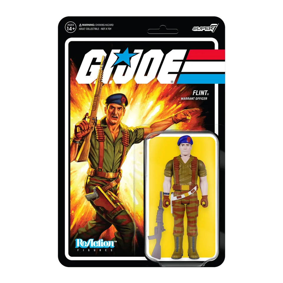 Super7 ReAction Flint figurina G.I. Joe Wave 3