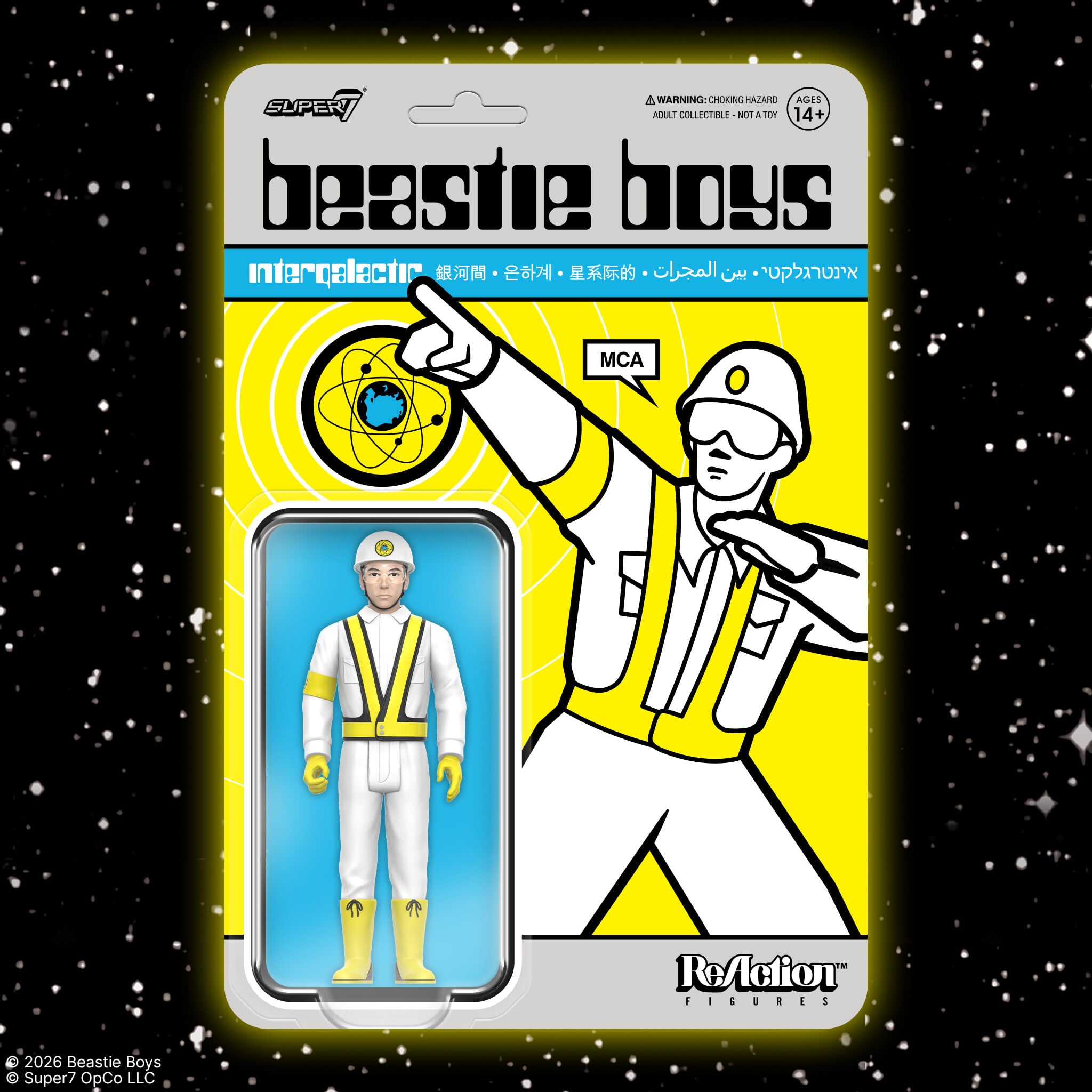 Super7 Beastie Boys MCA figurina Intergalactic 9,5 cm