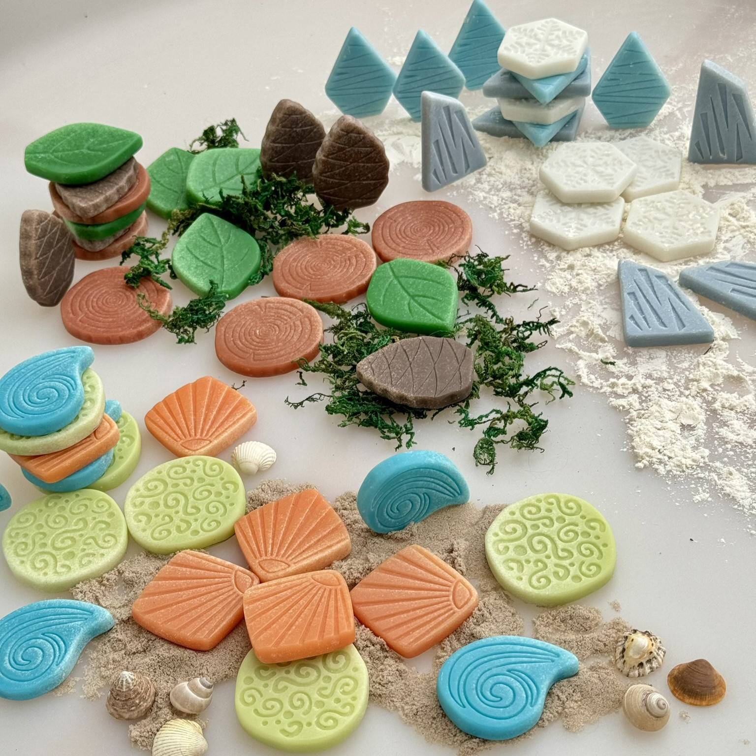 Yellow Door Loose Parts Play Collection set joaca libera