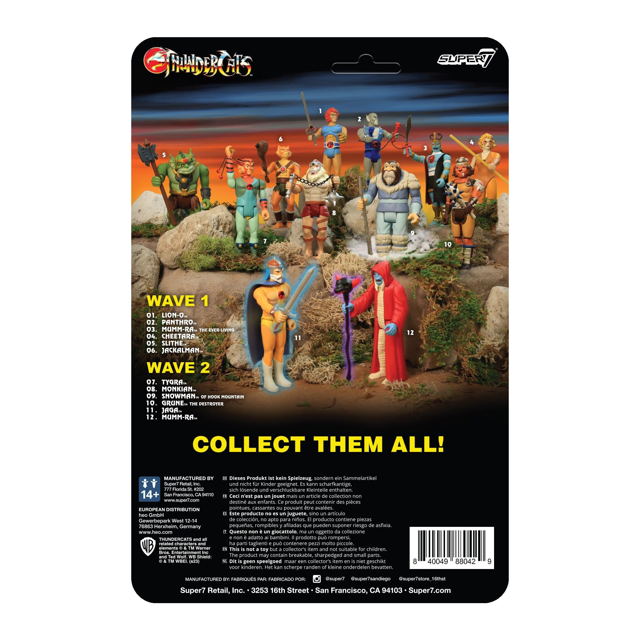 Super7 ThunderCats Jaga figurina translucida