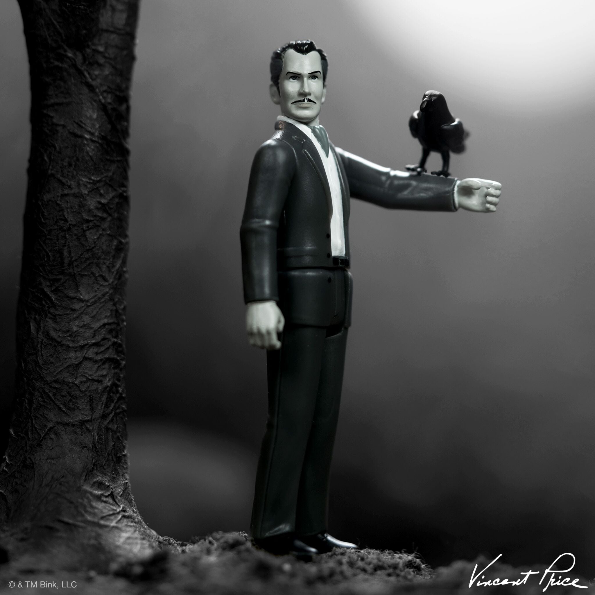 Super7 ReAction Vincent Price figurină gri 9,5 cm