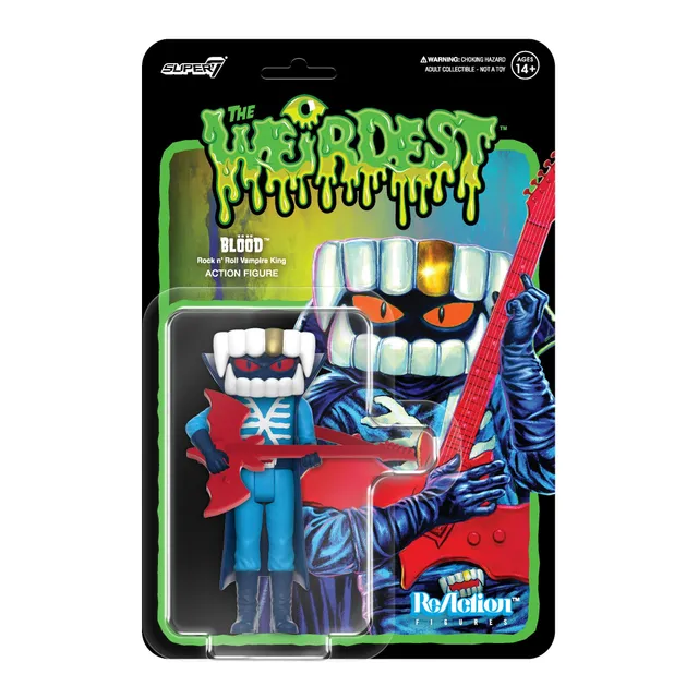 Super7 The Weirdest Blood figurina 10 cm chitara liliac