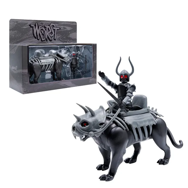Super7 ReAction Black Falcon Famine Puma set