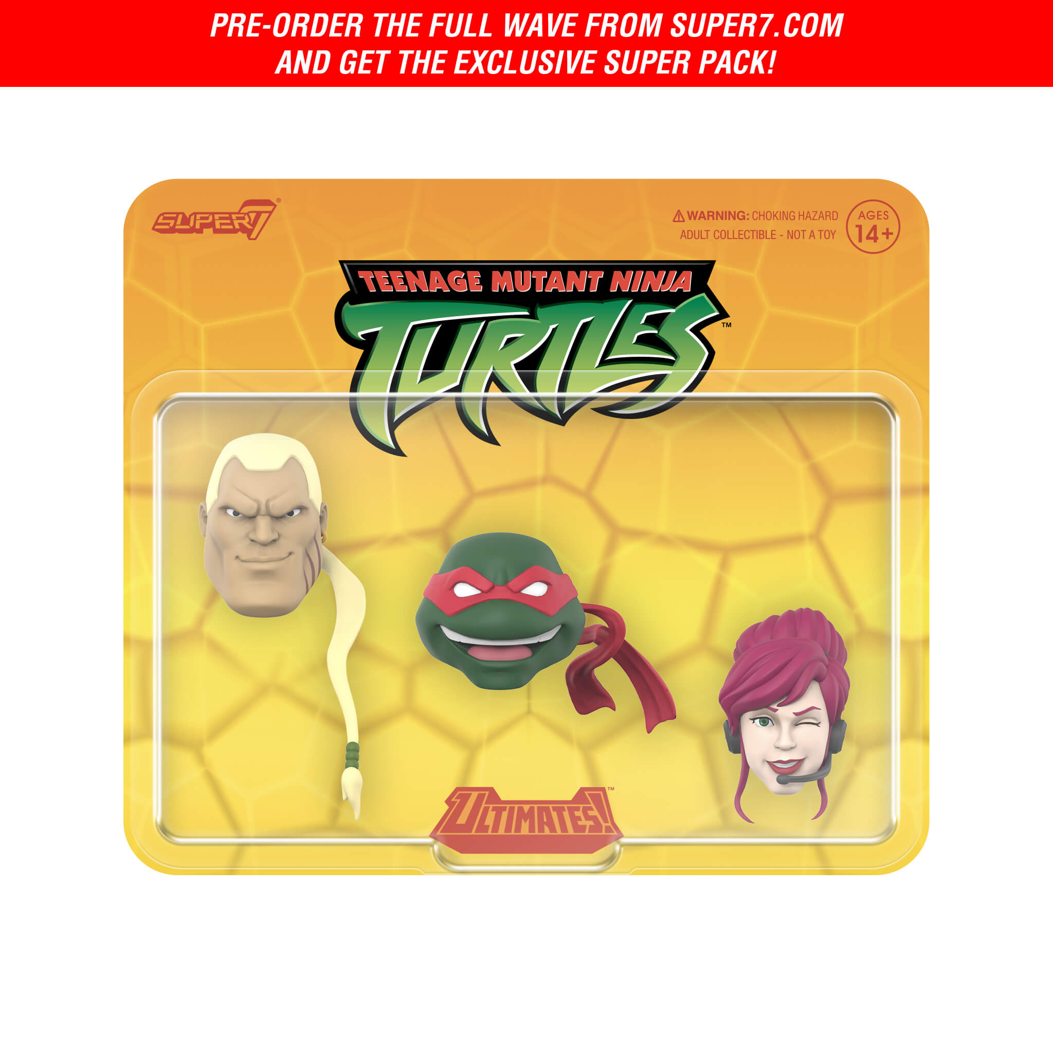 Super7 Ultimates Wave 14 set figurine TMNT Shell Cycle