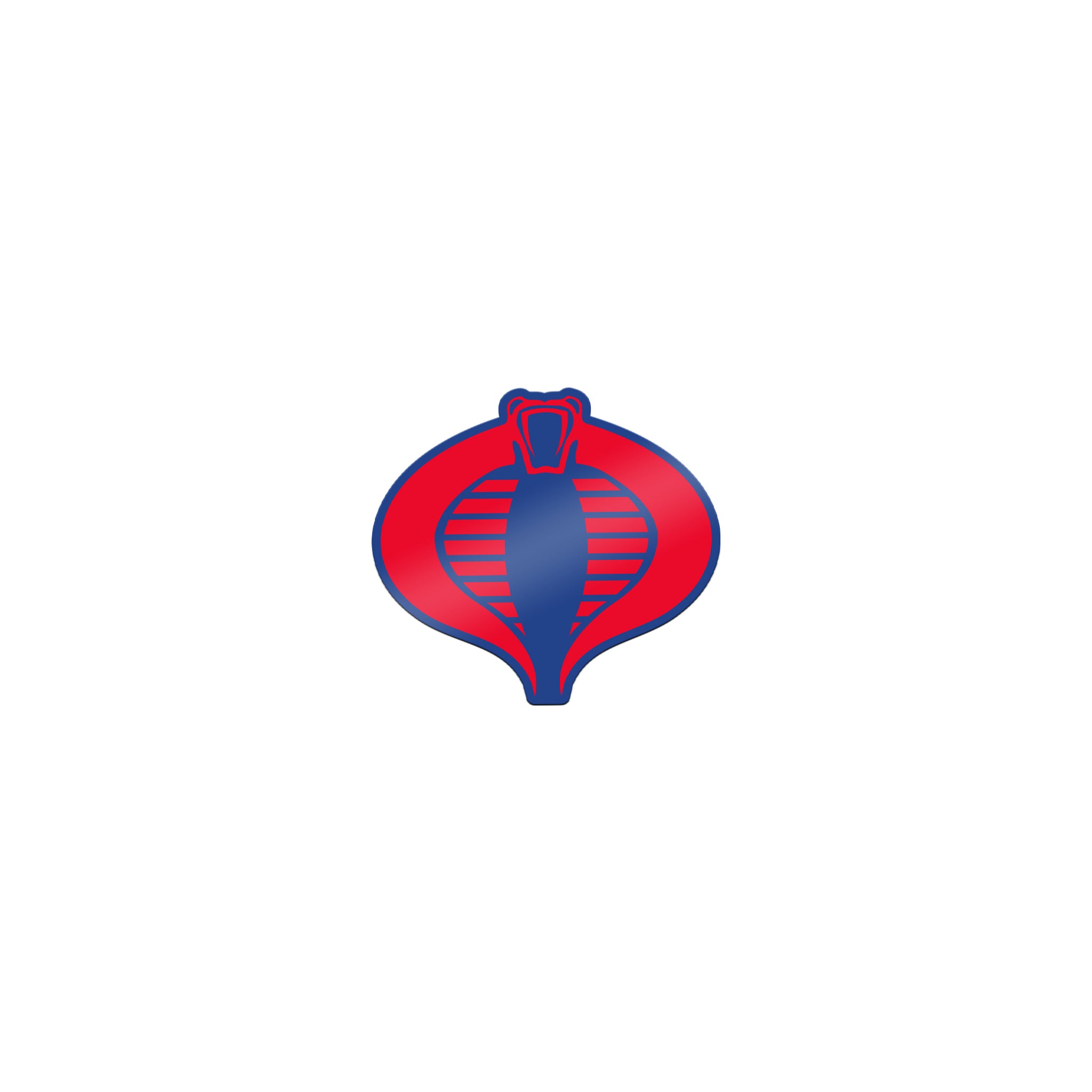 Super7 G.I. Joe Cobra pin metalic email 1 inch