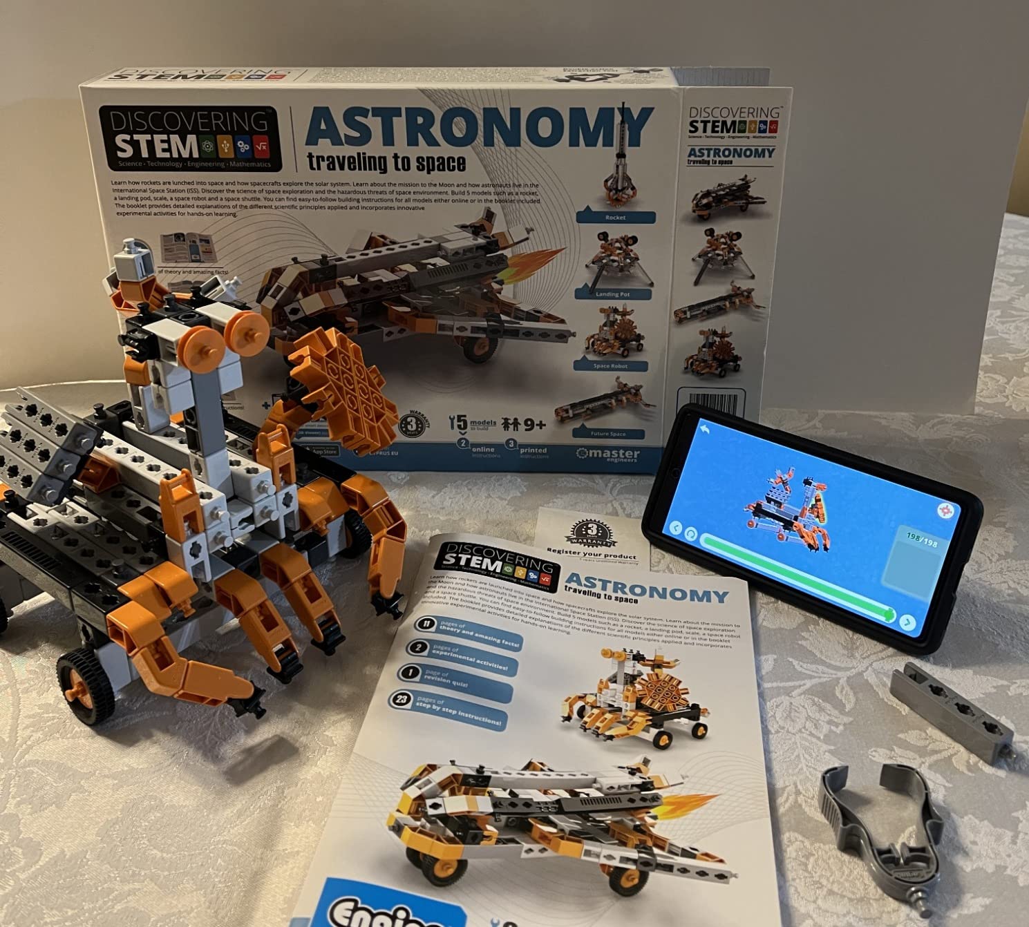 Engino Discovering STEM Astronomy set constructie spatiu 6 modele