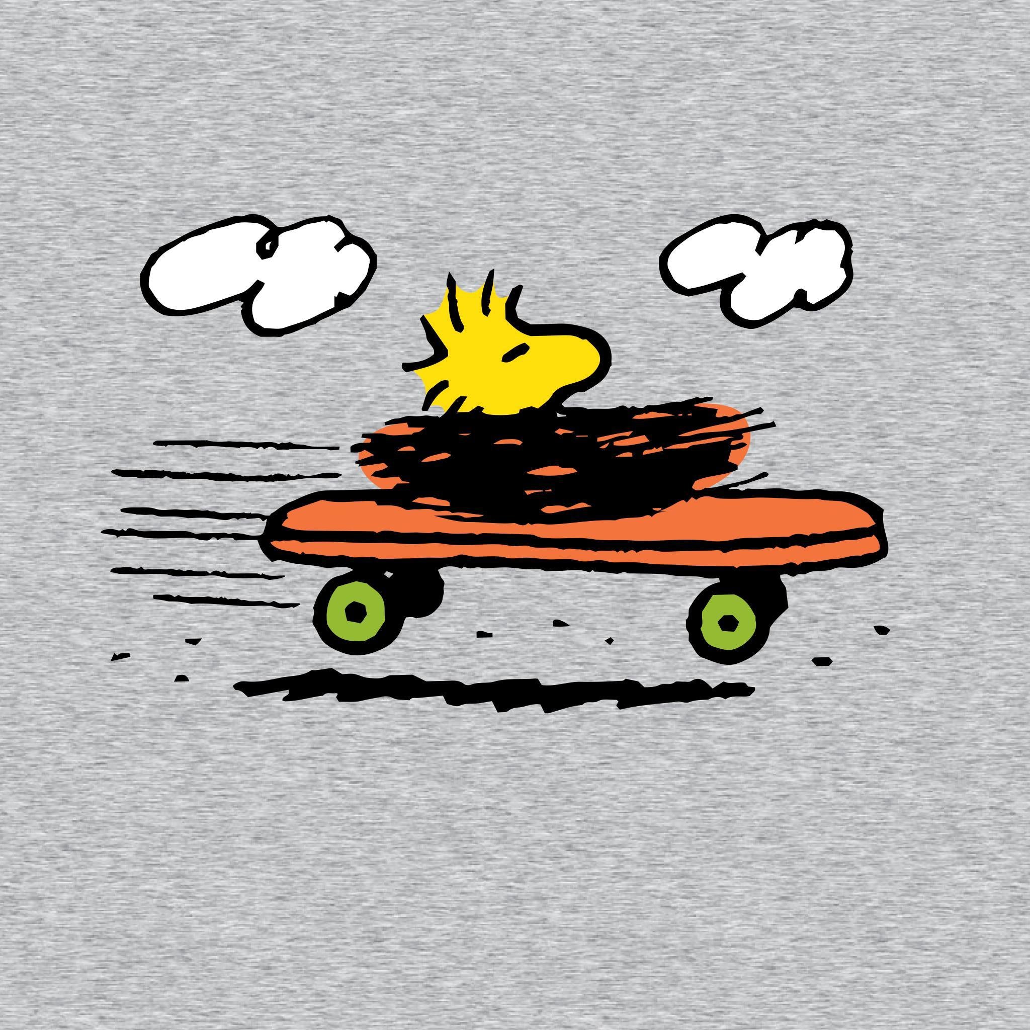 Super7 Peanuts Woodstock Skateboard tricou gri