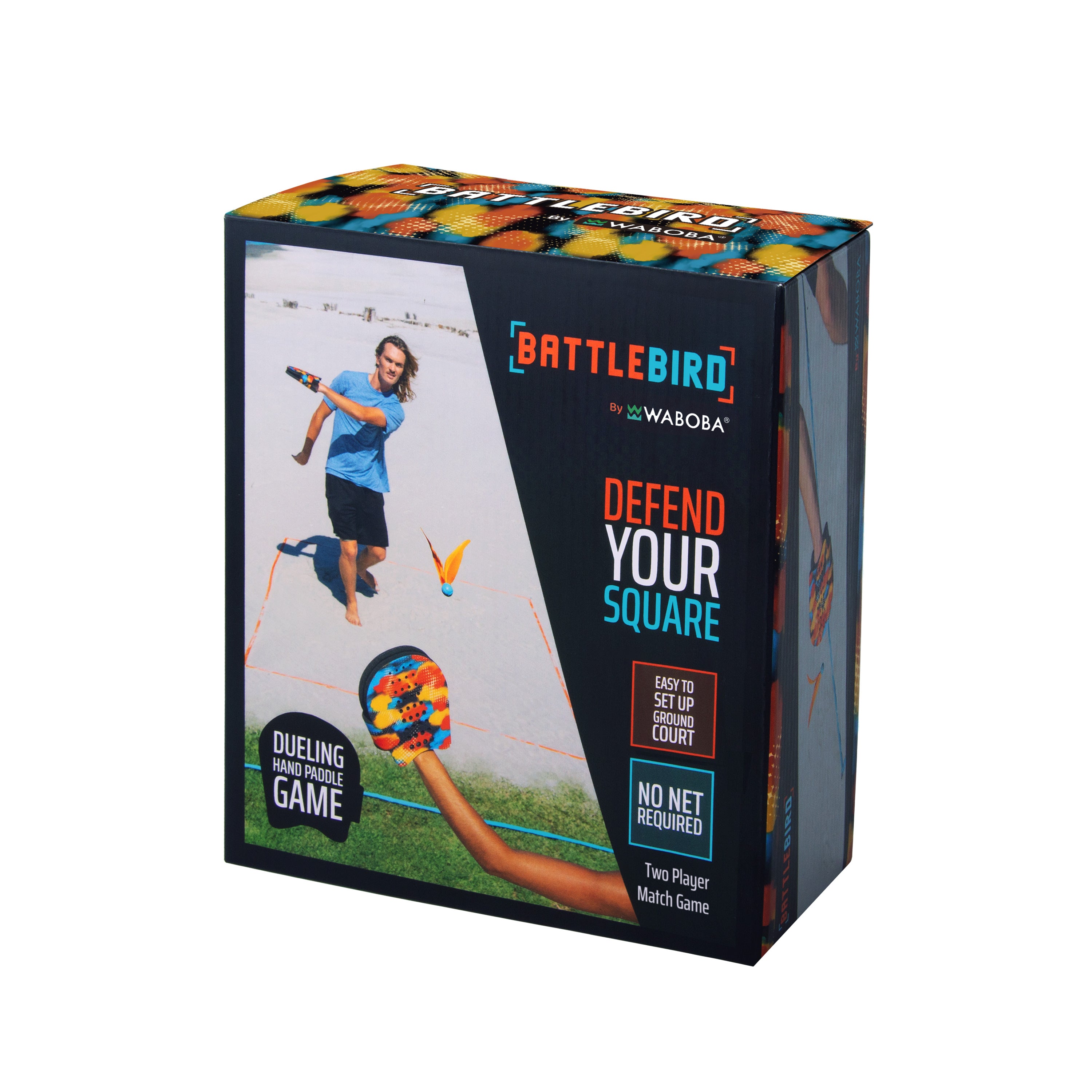 Waboba BattleBird set joc curte 2 palete + fluturași + careu