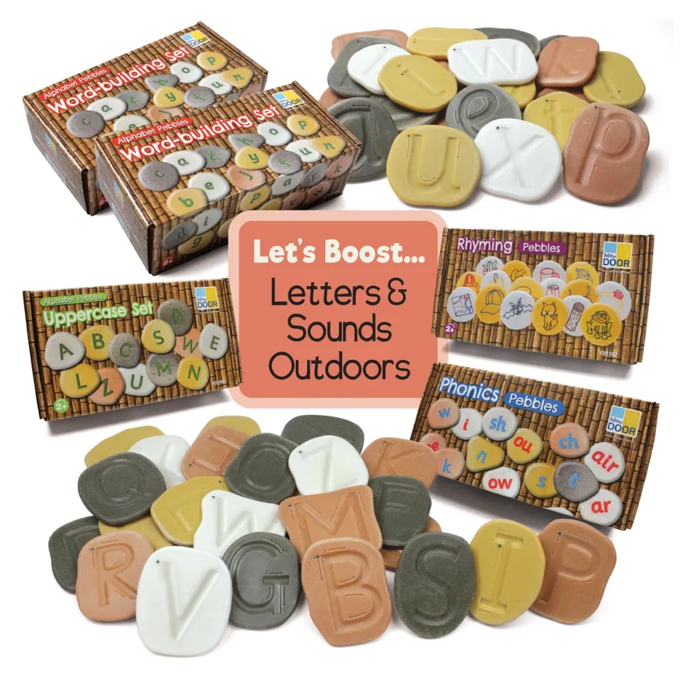 Yellow Door Let's Boost Letters & Sounds kit pietre litere 258 piese