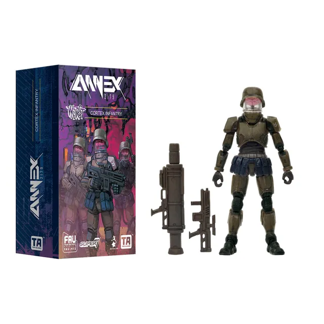 Super7 Acid Rain W1 Cortex Marine figurina 1:18