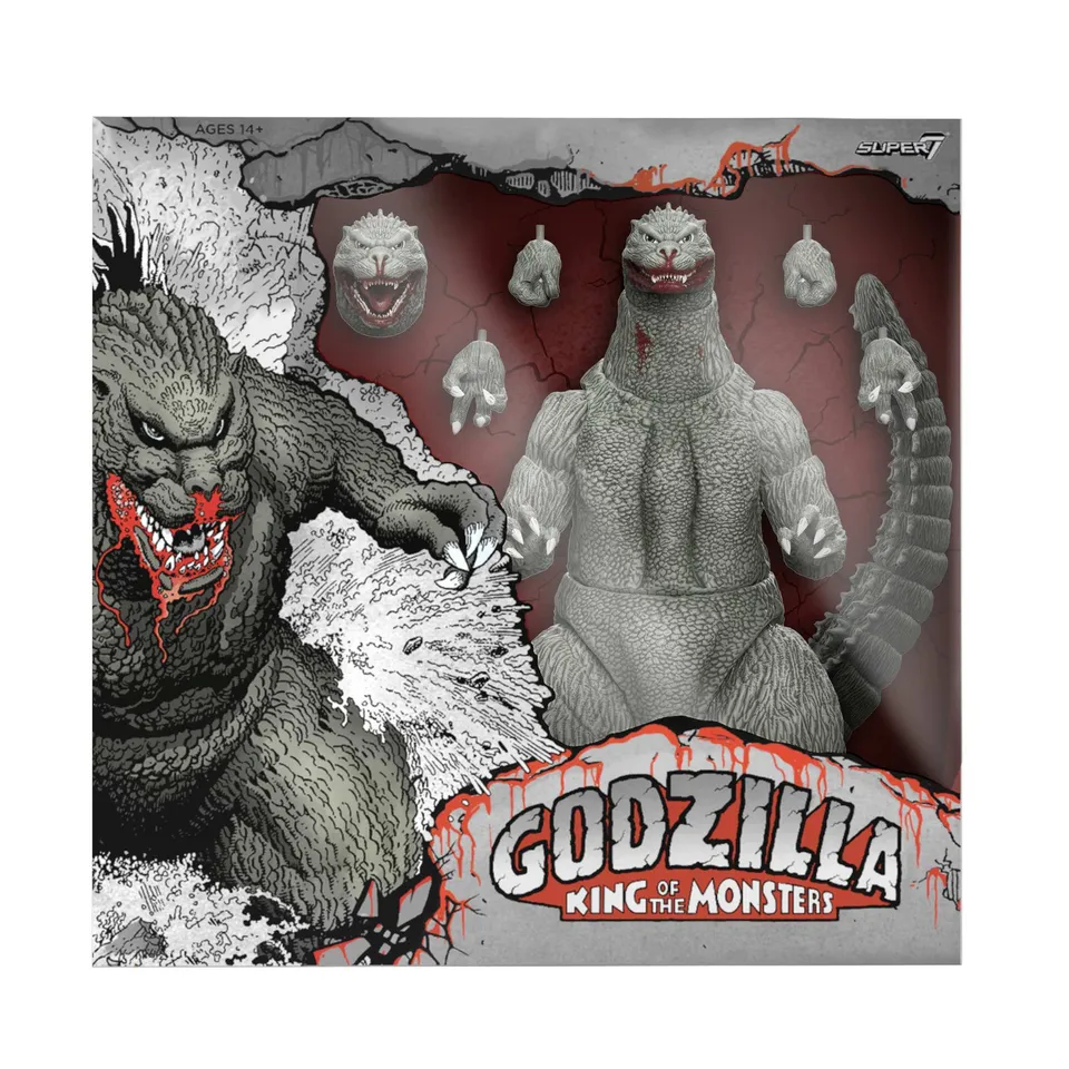 Super7 ULTIMATES Godzilla 1989 figurina gri 18 cm Thirsty