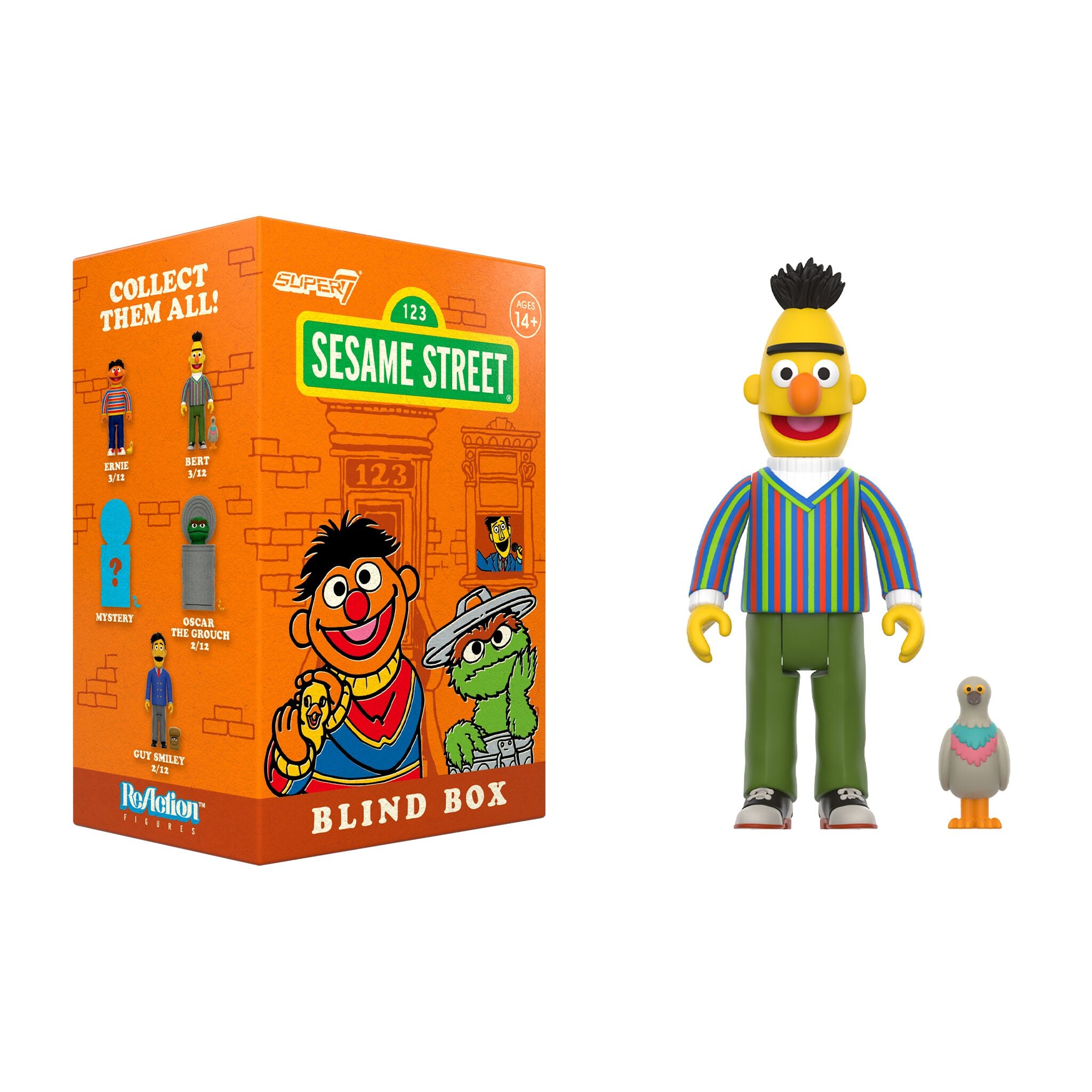 Super7 Sesame Street Blind Box Wave 03 figurina surpriza 9,5 cm