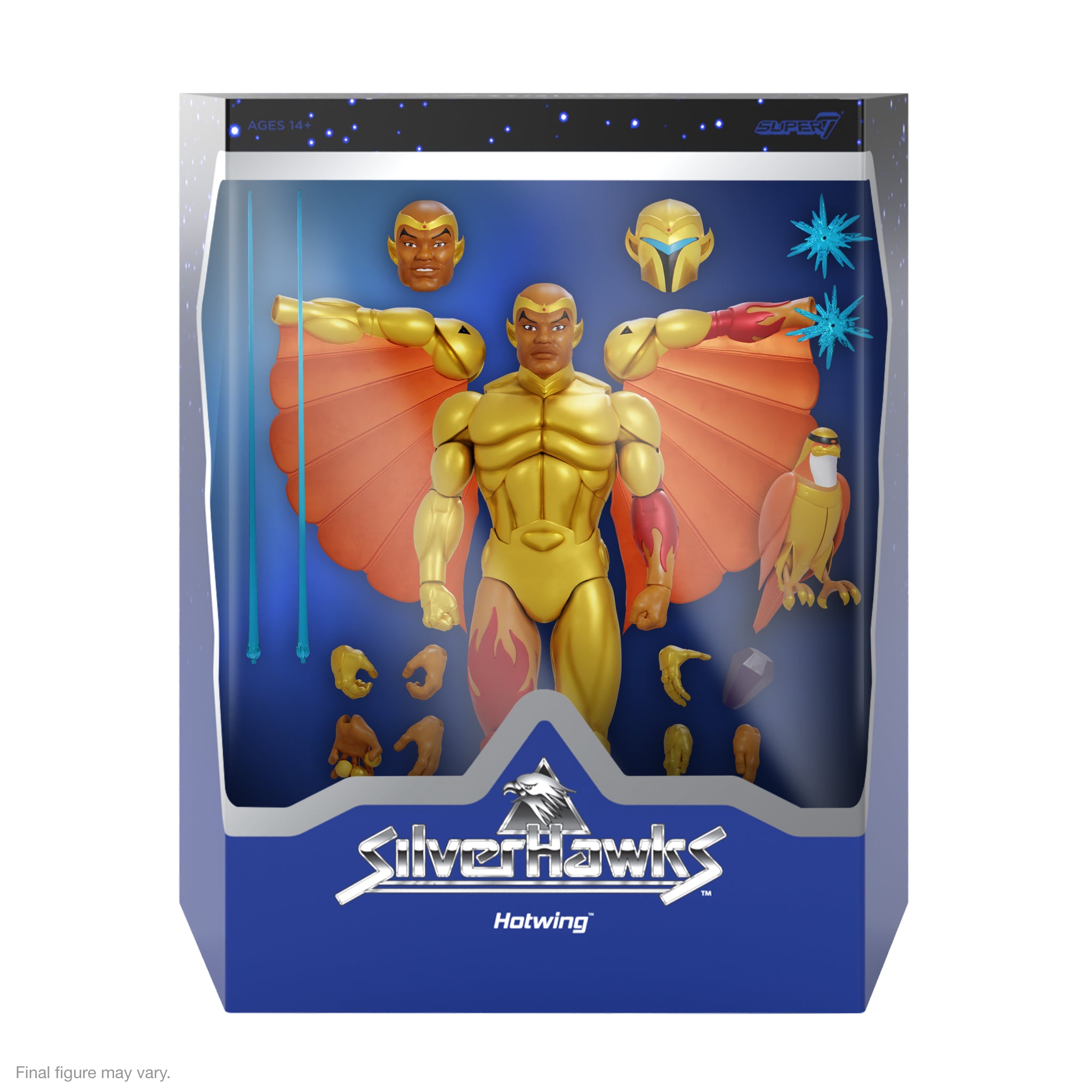 Super7 SilverHawks Ultimates Hotwing figurina 18 cm