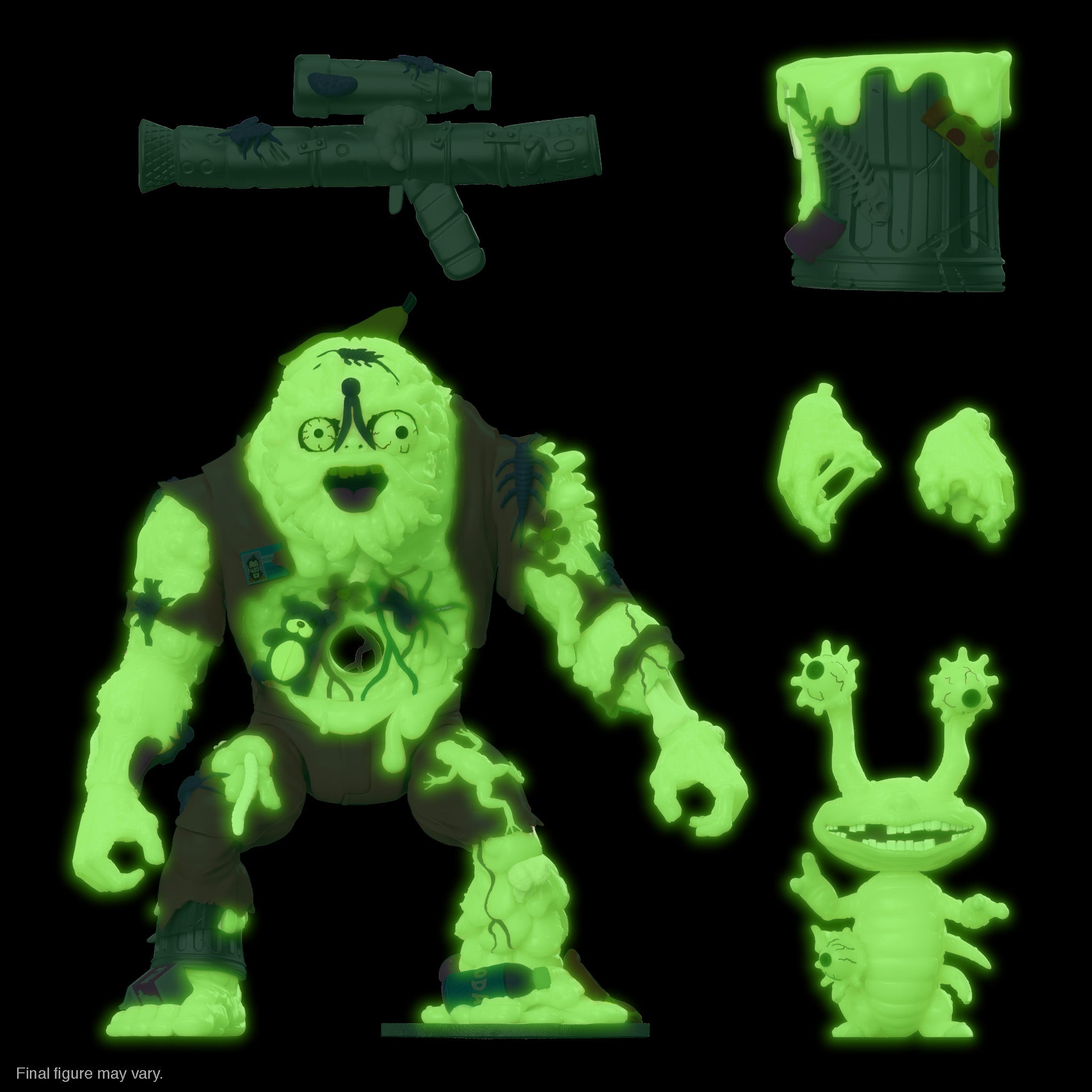 Super7 TMNT Ultimates Muckman figurina glow 18 cm