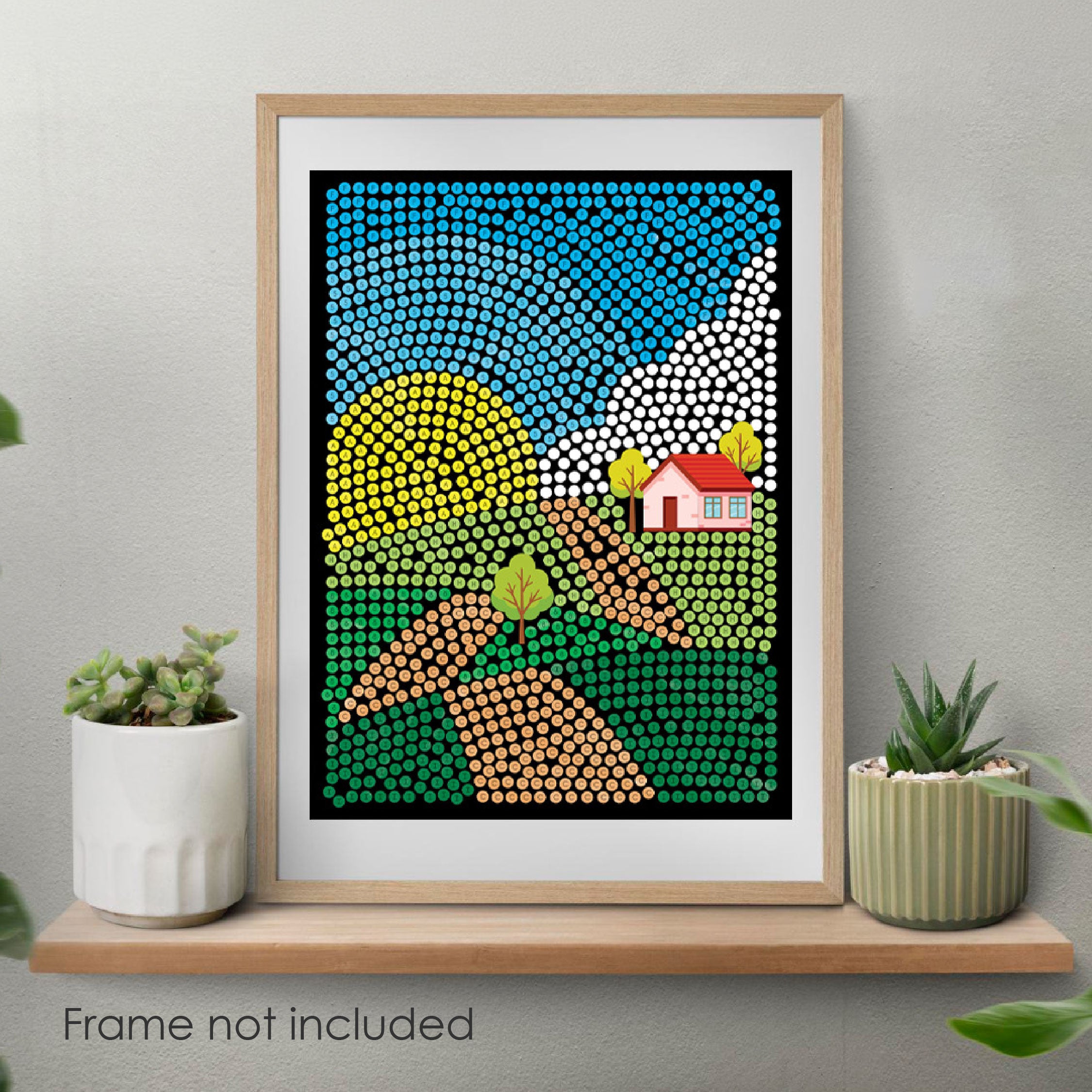 Imagimake Mystery Mosaic Landscapes carte colorat peisaje