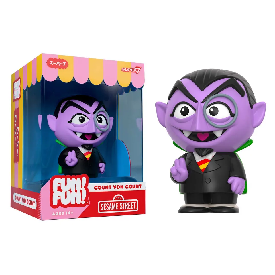 Super7 Fun Fun Count Von Count figurina 13cm