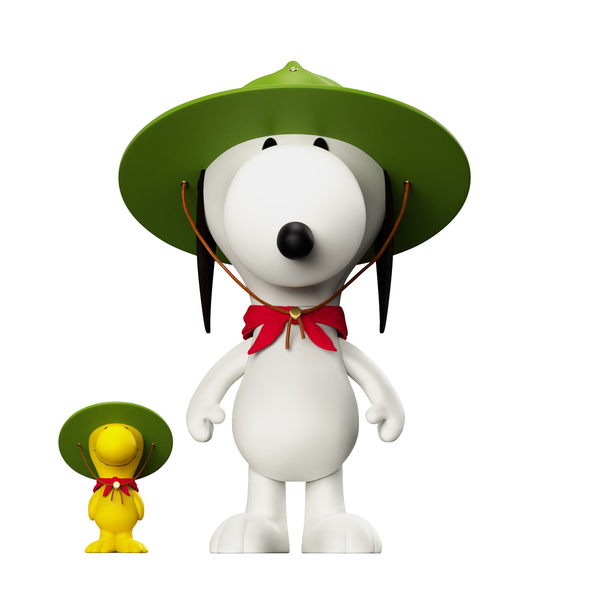 Super7 Peanuts SuperSize Beagle Scout Snoopy figurina vinil cu bandana