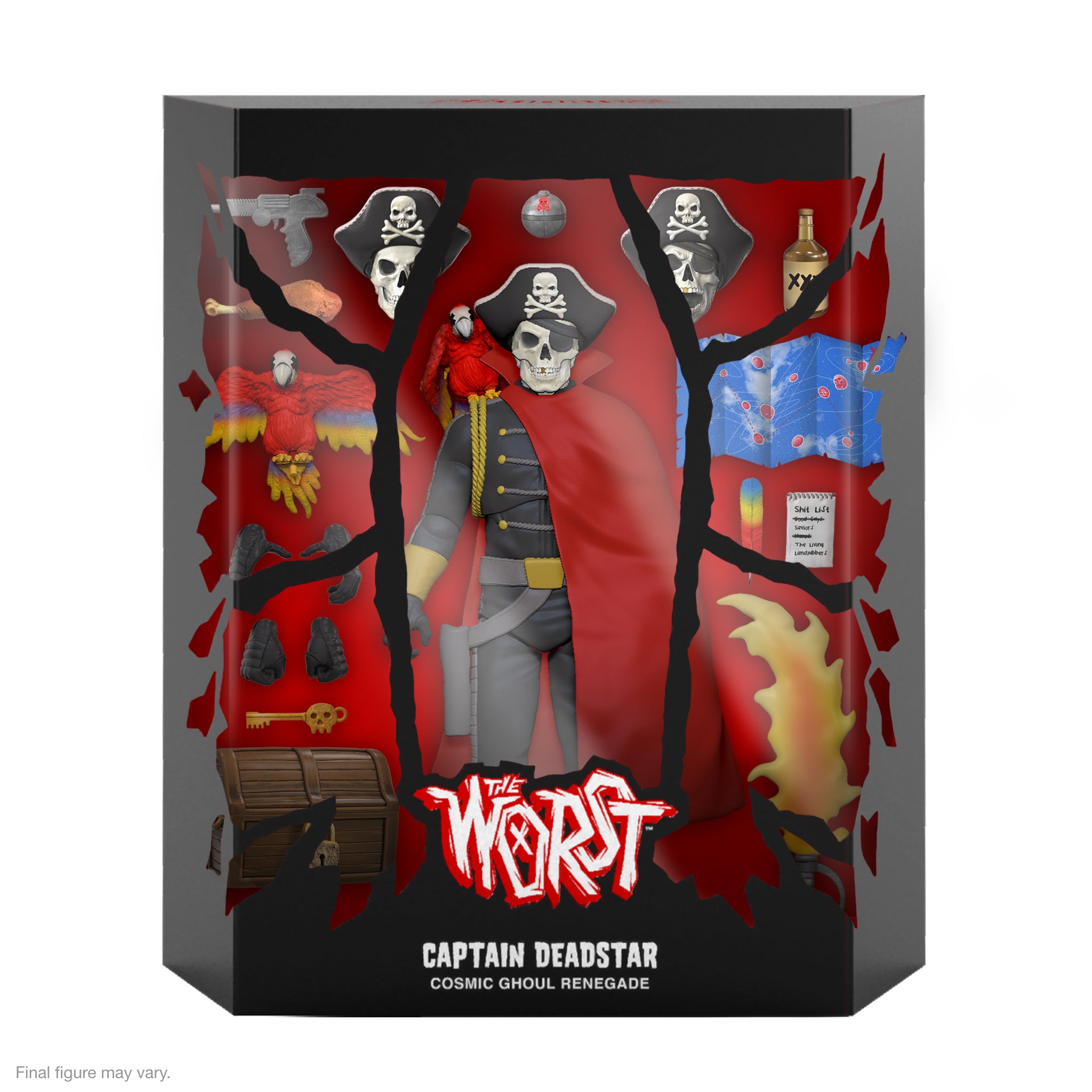 Super7 The Worst ULTIMATES Wave 1 Captain Deadstar figurina