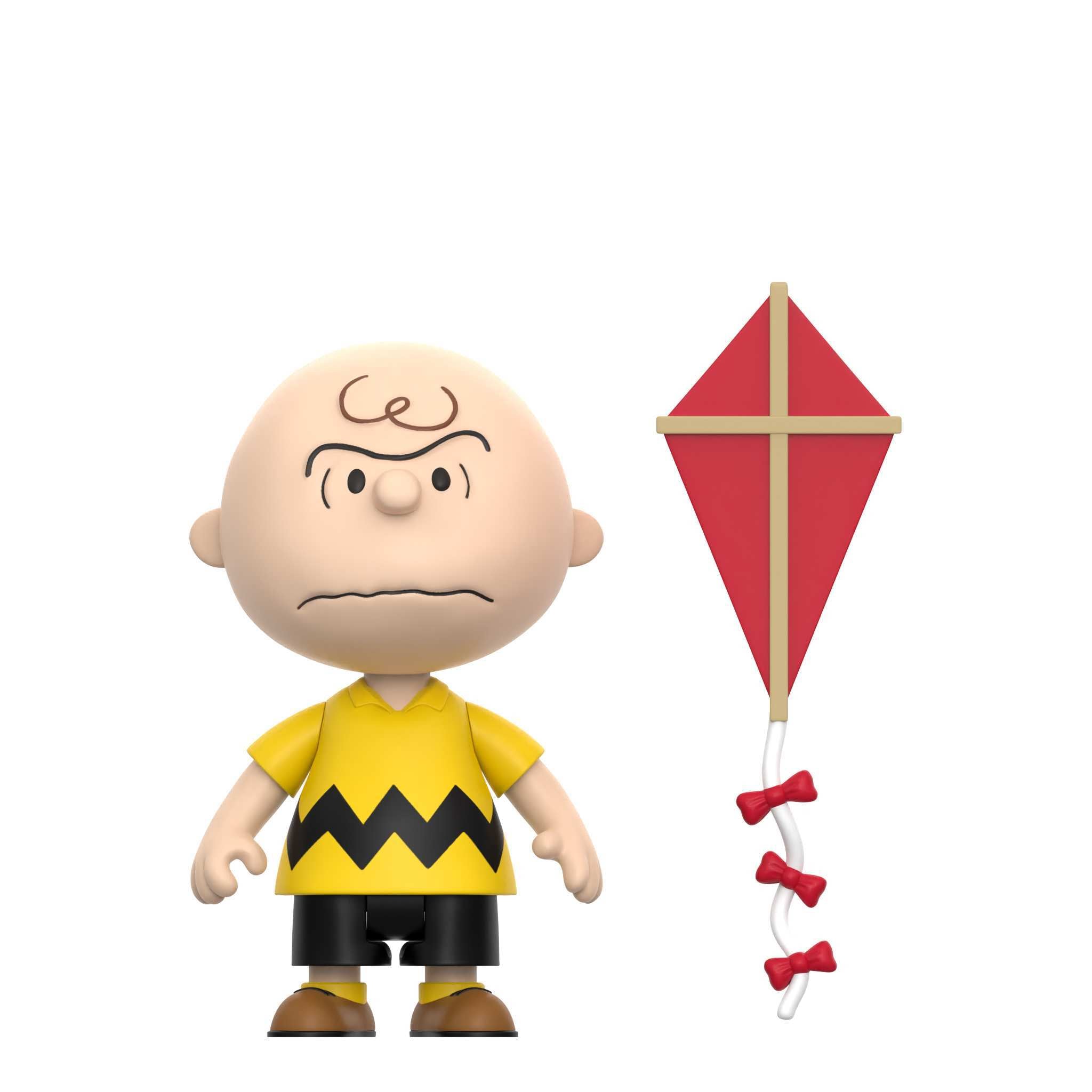 Super7 ReAction Peanuts Charlie Brown Kite figurina 9,5 cm