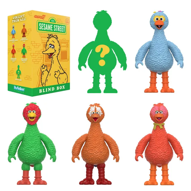 Super7 Sesame Street Big Birds figurina blind box