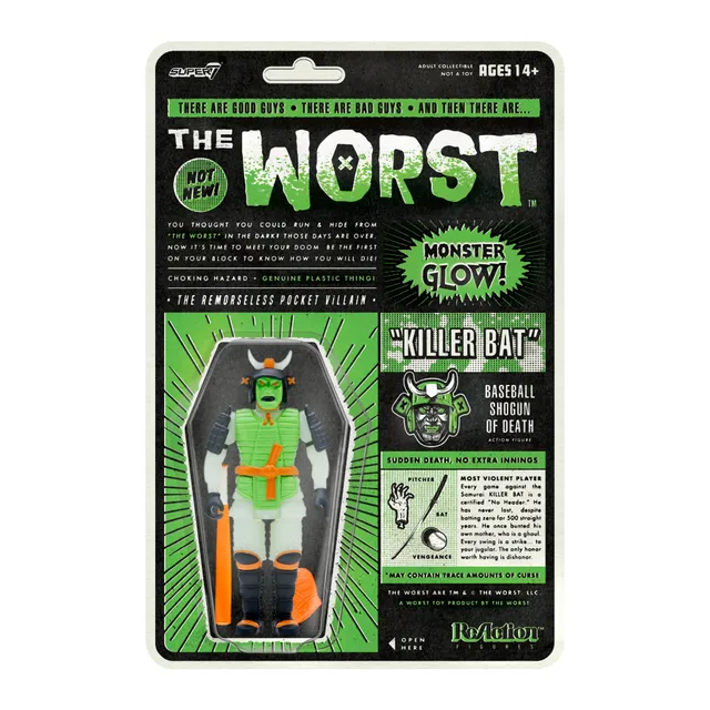 Super7 The Worst Killer Bat Hell-oween figurina fosforescenta