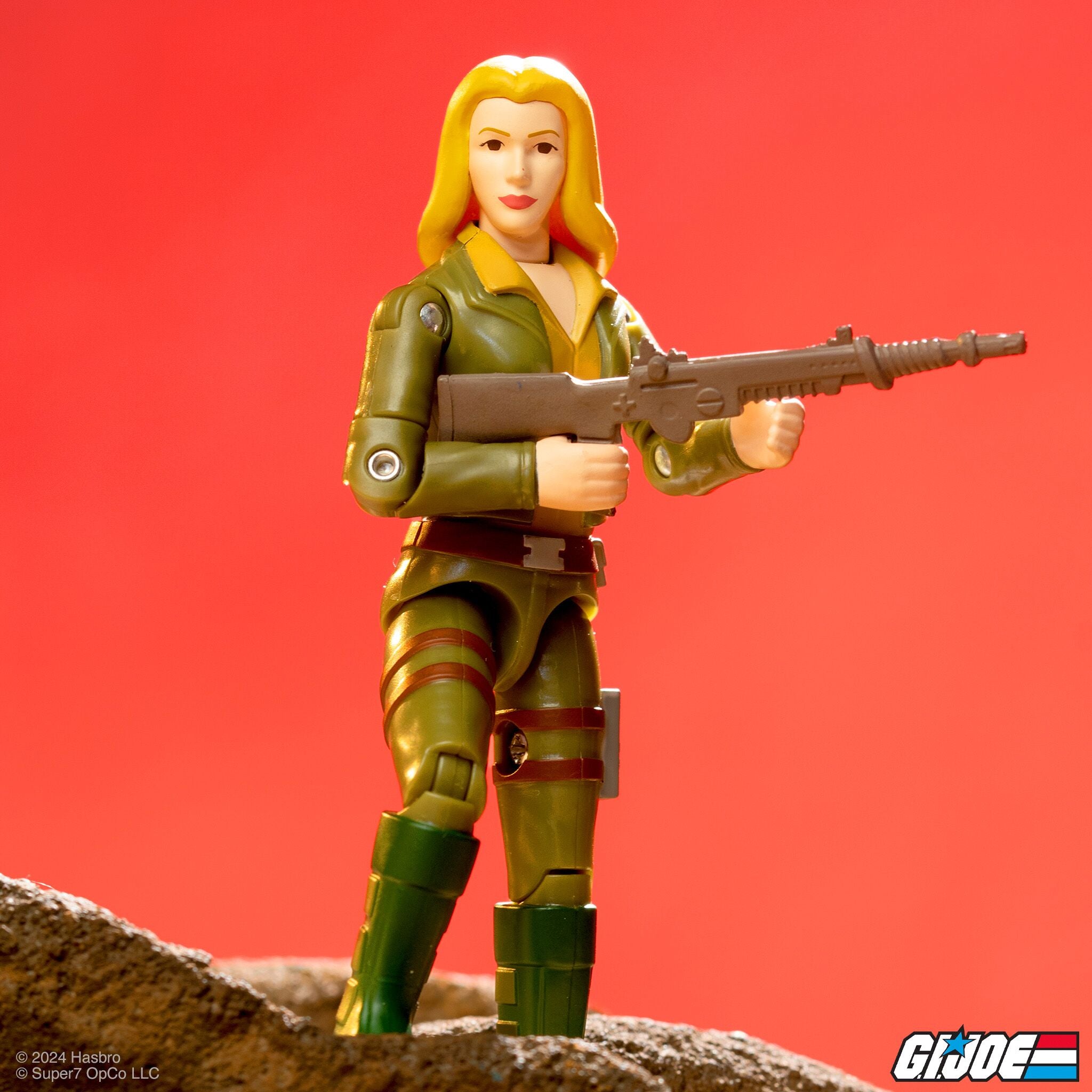Super7 G.I. Joe ReAction+ Wave 01 figurină Cover Girl blondă