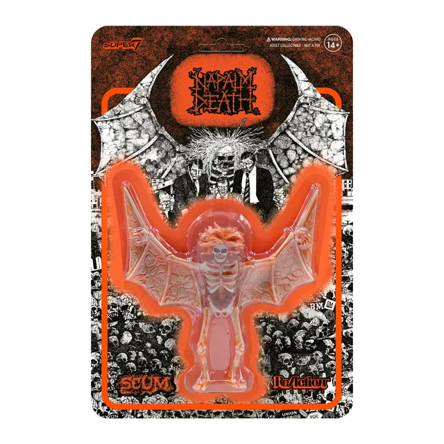 Super7 ReAction Napalm Death Scum Demon Orange figurina