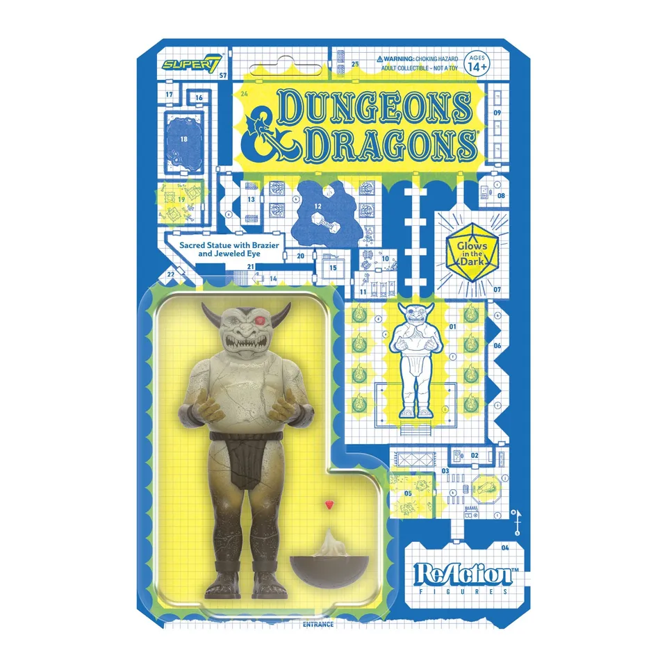 Super7 D&D ReAction Sacred Statue Glow figurina fosforescenta