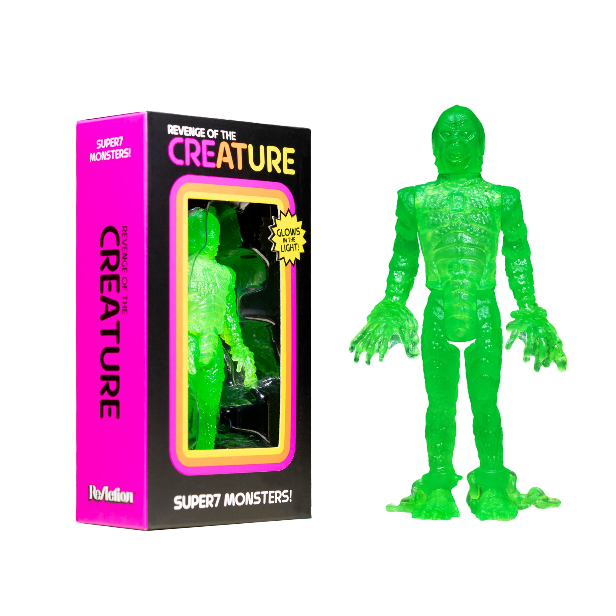 Super7 Universal Monsters Luminators figurine set fosforescent