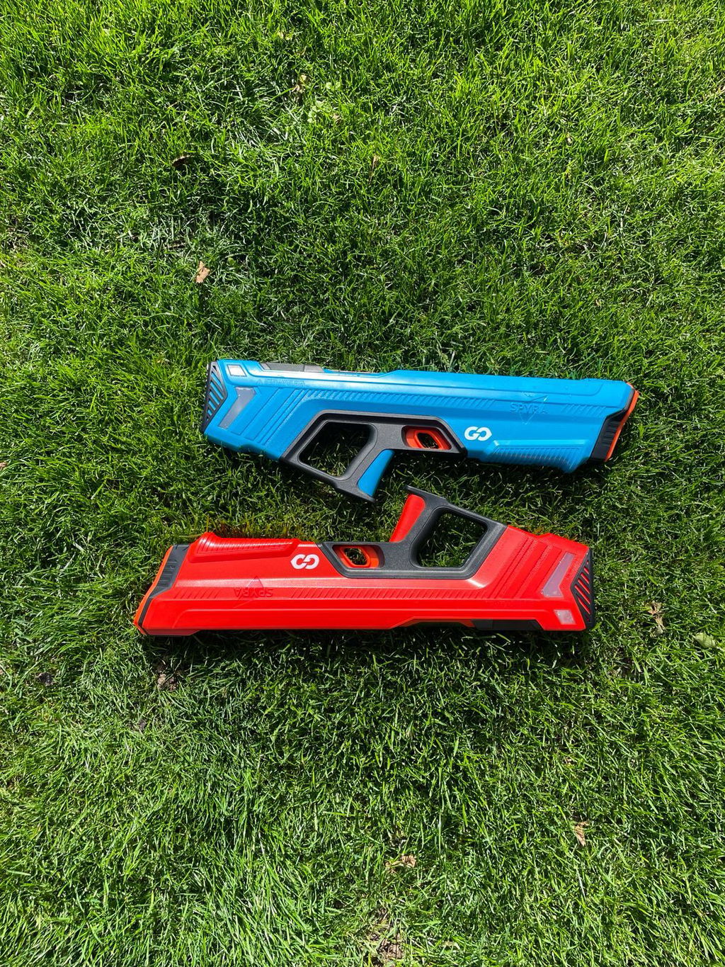 SpyraGO pistol apa compact albastru ploaie usoara