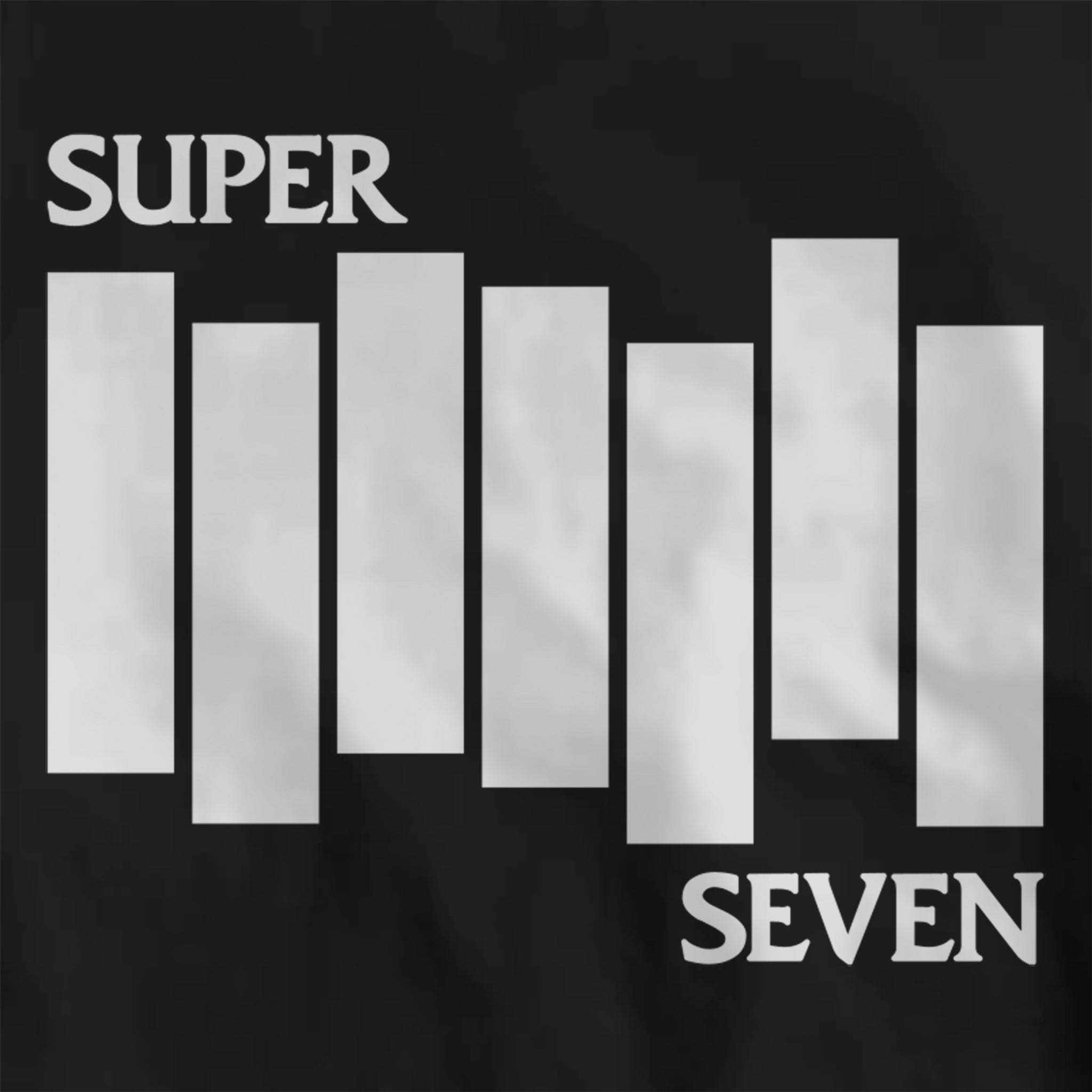 Super7 Flag tricou negru bumbac 100% maneca scurta