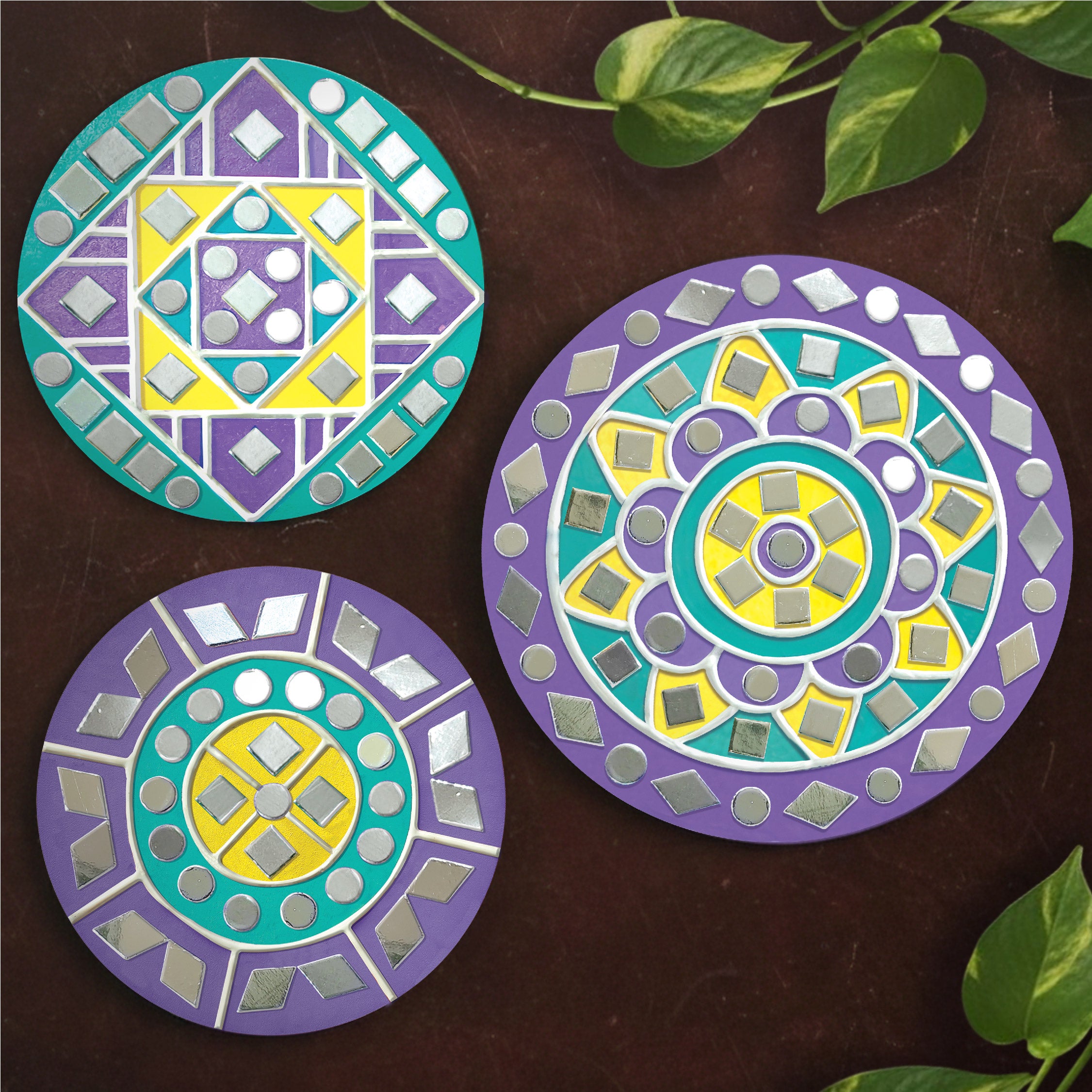 Imagimake Lippan Art Kit set creativ DIY 12 bucati