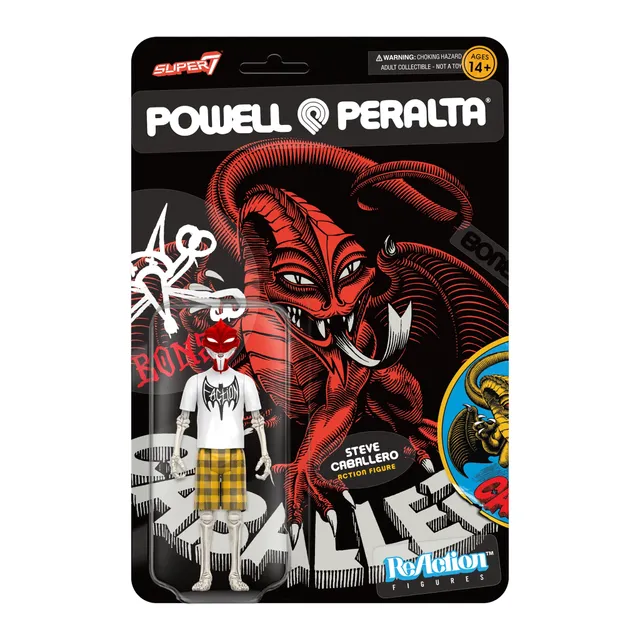 Super7 ReAction Steve Caballero Dragon figurina skate