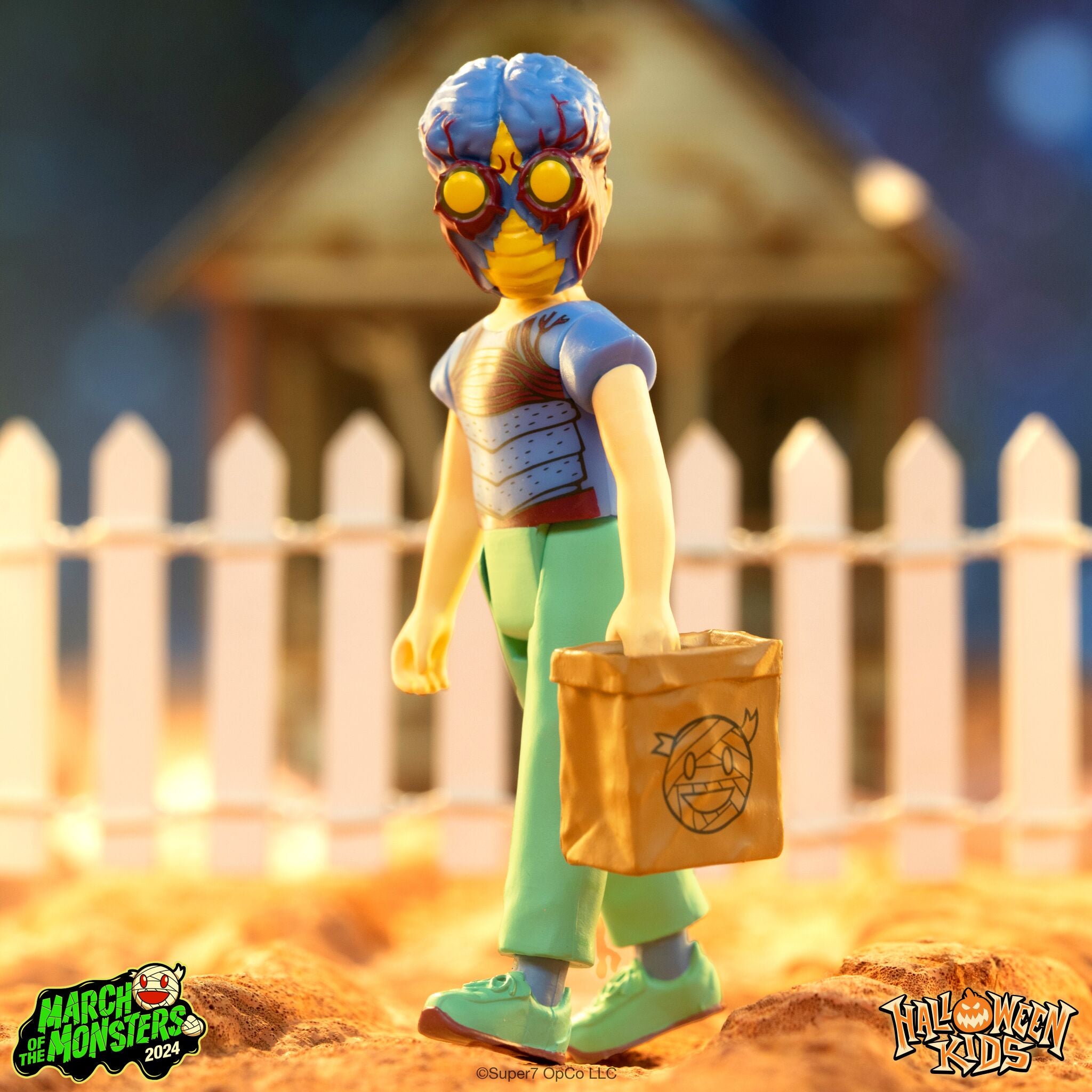 Super7 Halloween Kids ReAction Metaluna Mutant Girl figurina costum